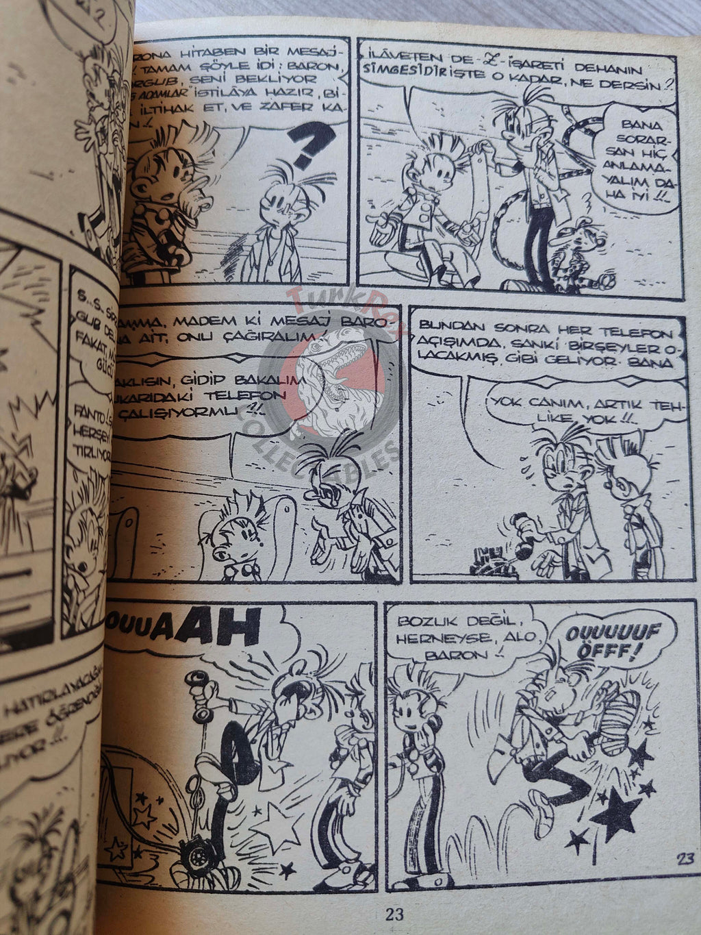 Spirou & Fantasio #1 Z Comme Zorglub 1980 Turkish Comic Turkey