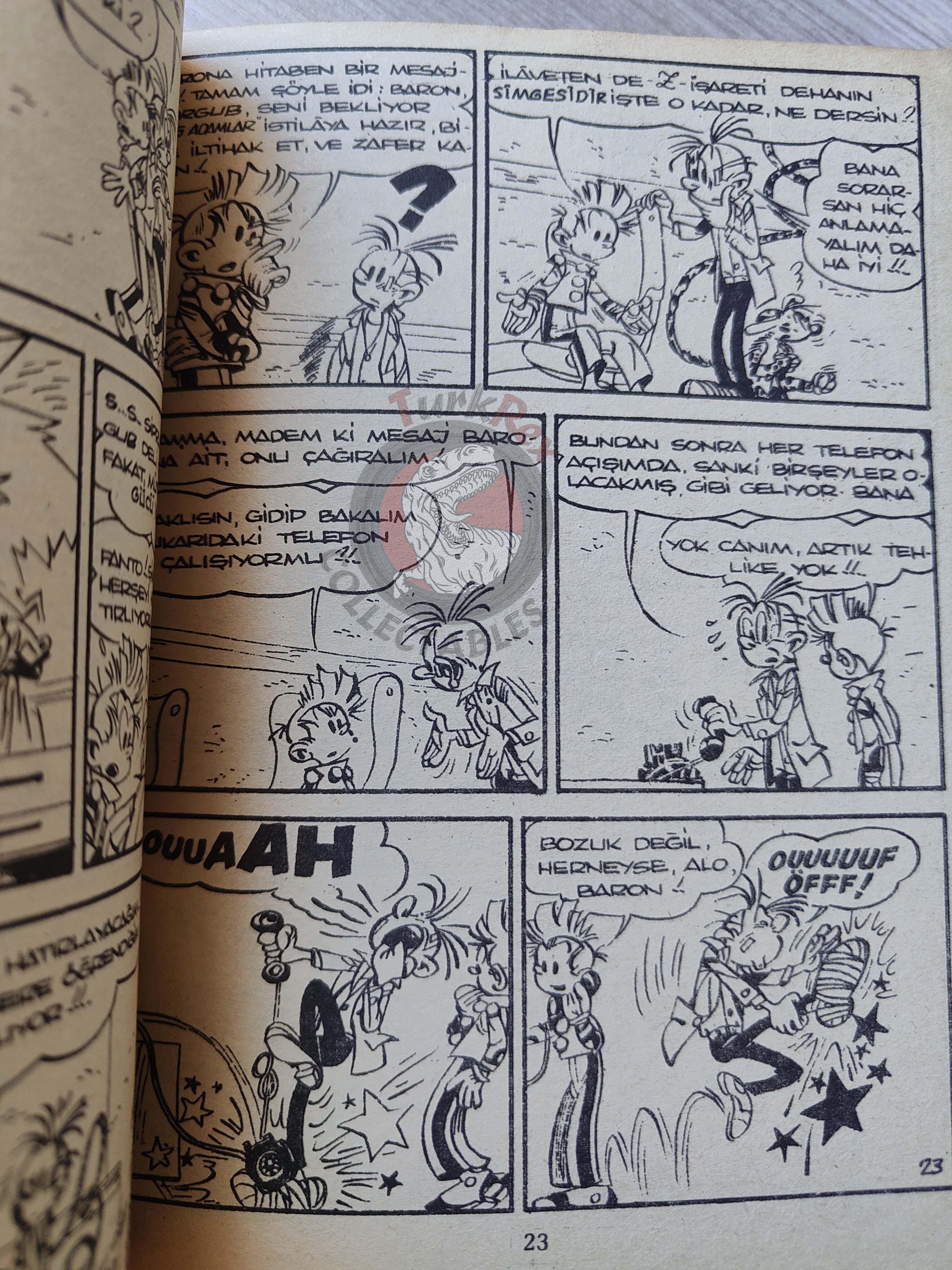 Spirou & Fantasio #1 Z Comme Zorglub 1980 Turkish Comic Turkey