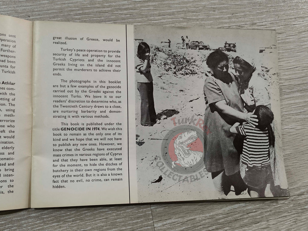 Genocide in 1974: To The Memory Of The Innocent Turkish Cypriots English Book Cyprus