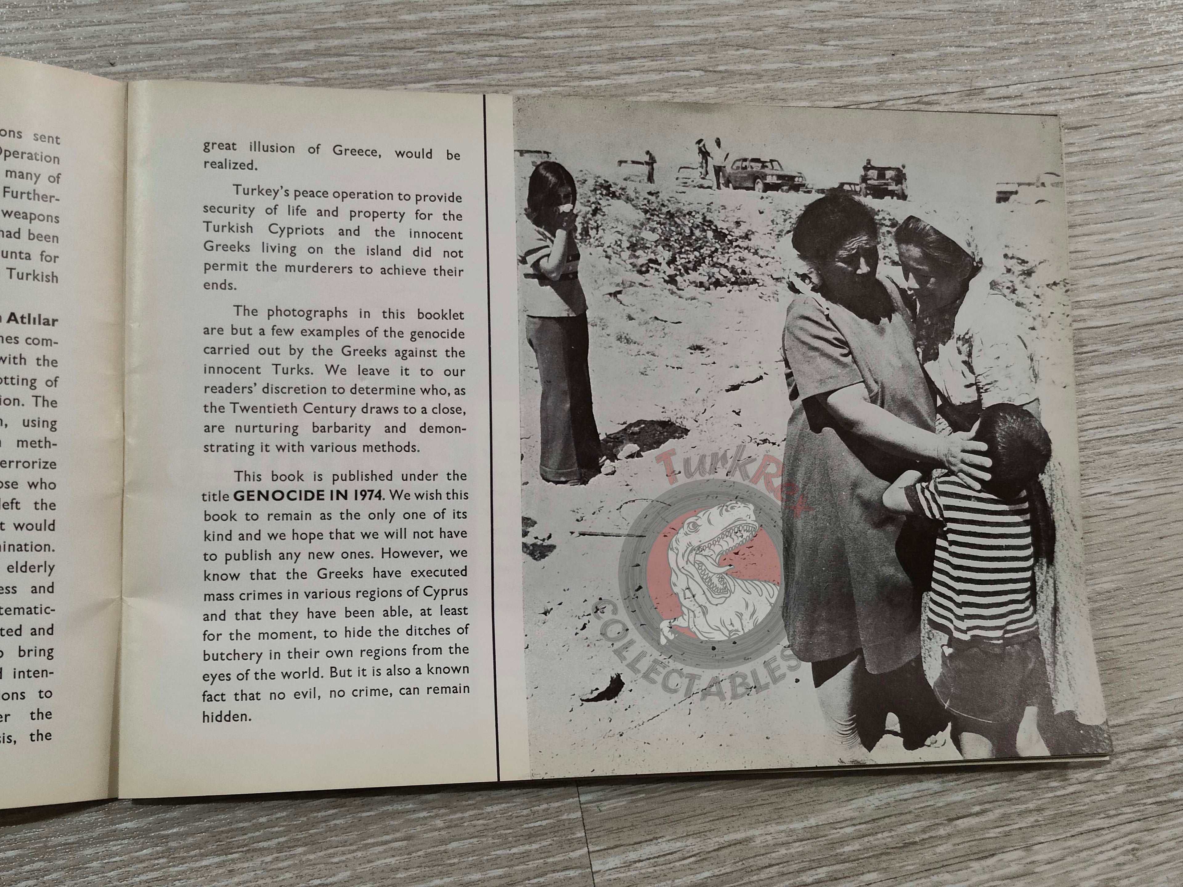 Genocide in 1974: To The Memory Of The Innocent Turkish Cypriots English Book Cyprus