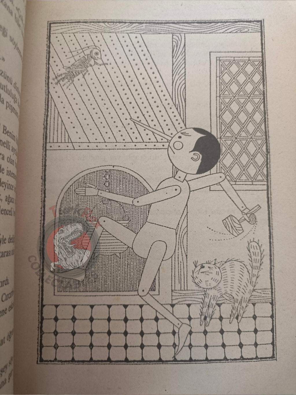 Carlo Collodi – Pinocchio 1991 Turkish Book Turkey Illustrated Naiad Einsel