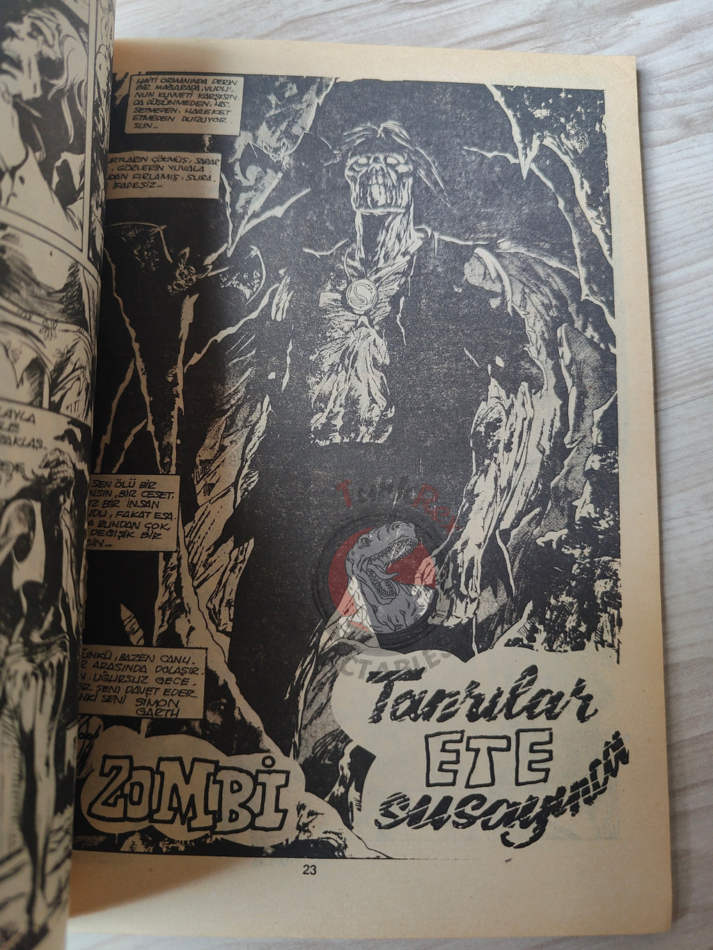 Tales of the Zombie Special Issue 1980s Turkish Comic Turkey Süper Korku Mag  #3 #6