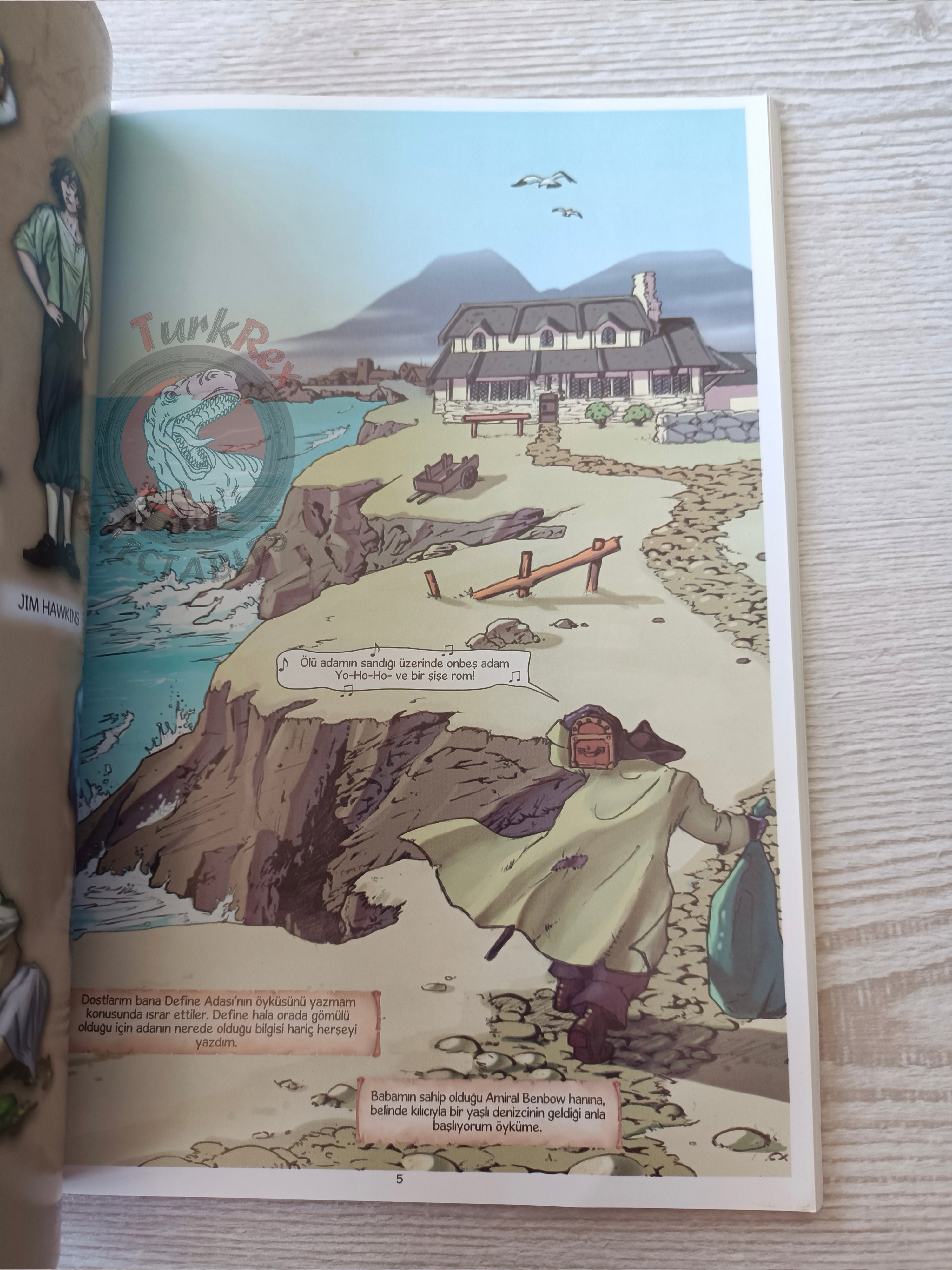 Treasure Island – Robert Louis Stevenson Turkish Comic Turkey Campfire Classics