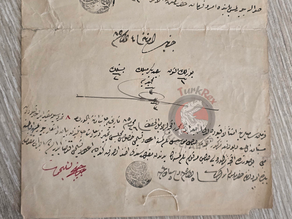 Ottoman 1868 Judicial Documents Gambler Movses Armenian Citizen Armenia Tekirdağ