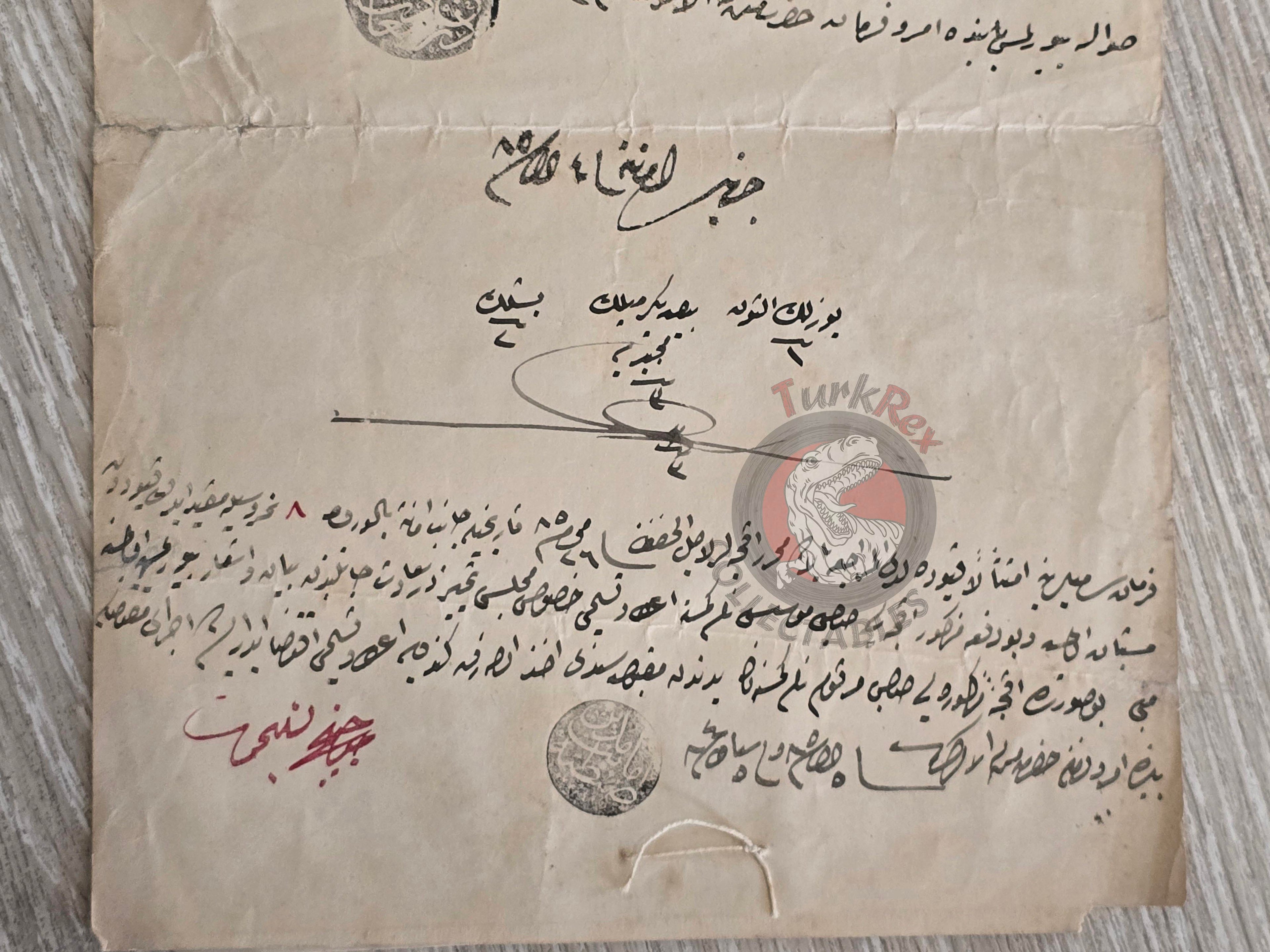 Ottoman 1868 Judicial Documents Gambler Movses Armenian Citizen Armenia Tekirdağ