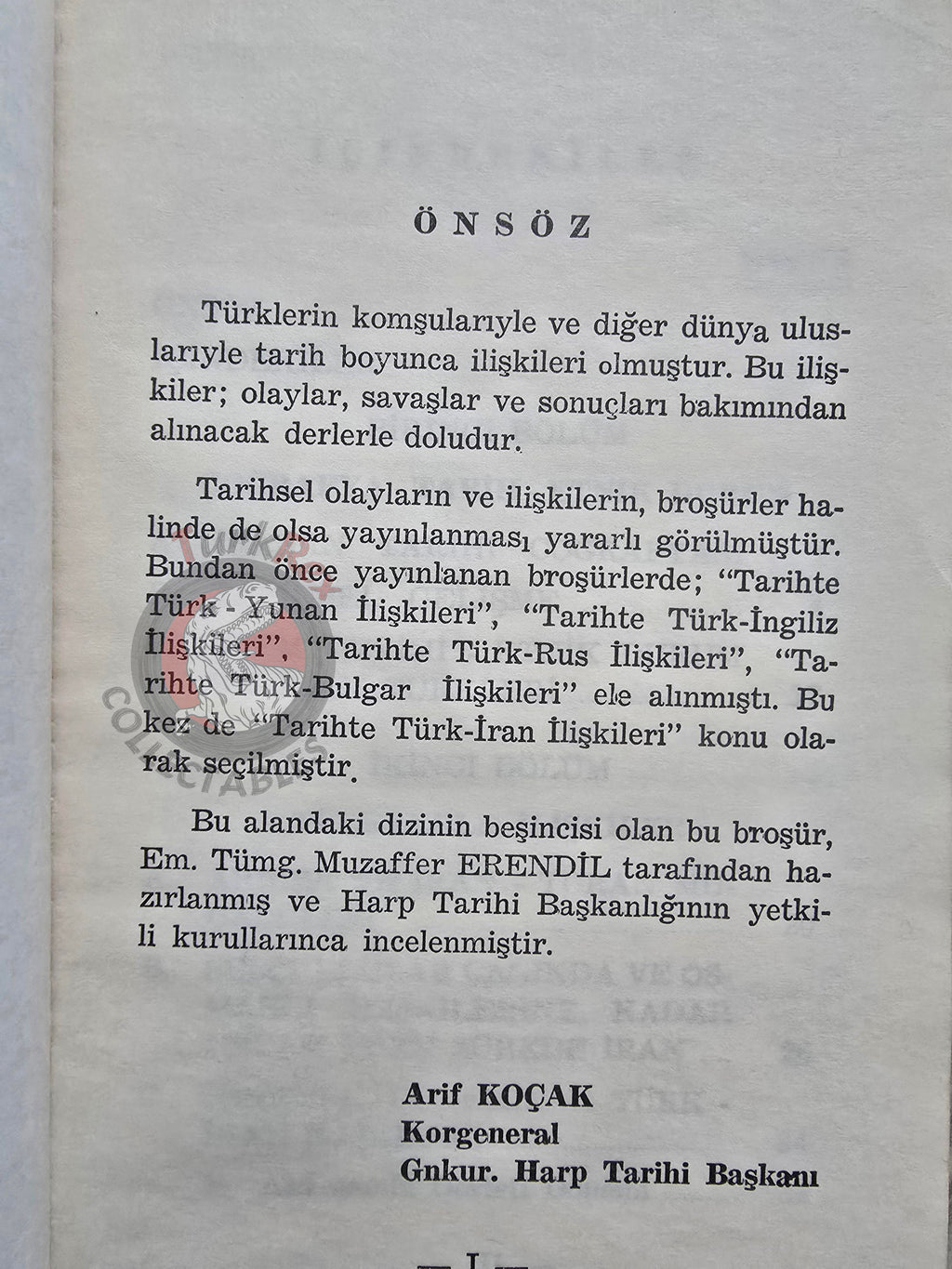 Turkish Iranian Relations in History 1976 Book Iran Turkey Persia Middle East with Maps