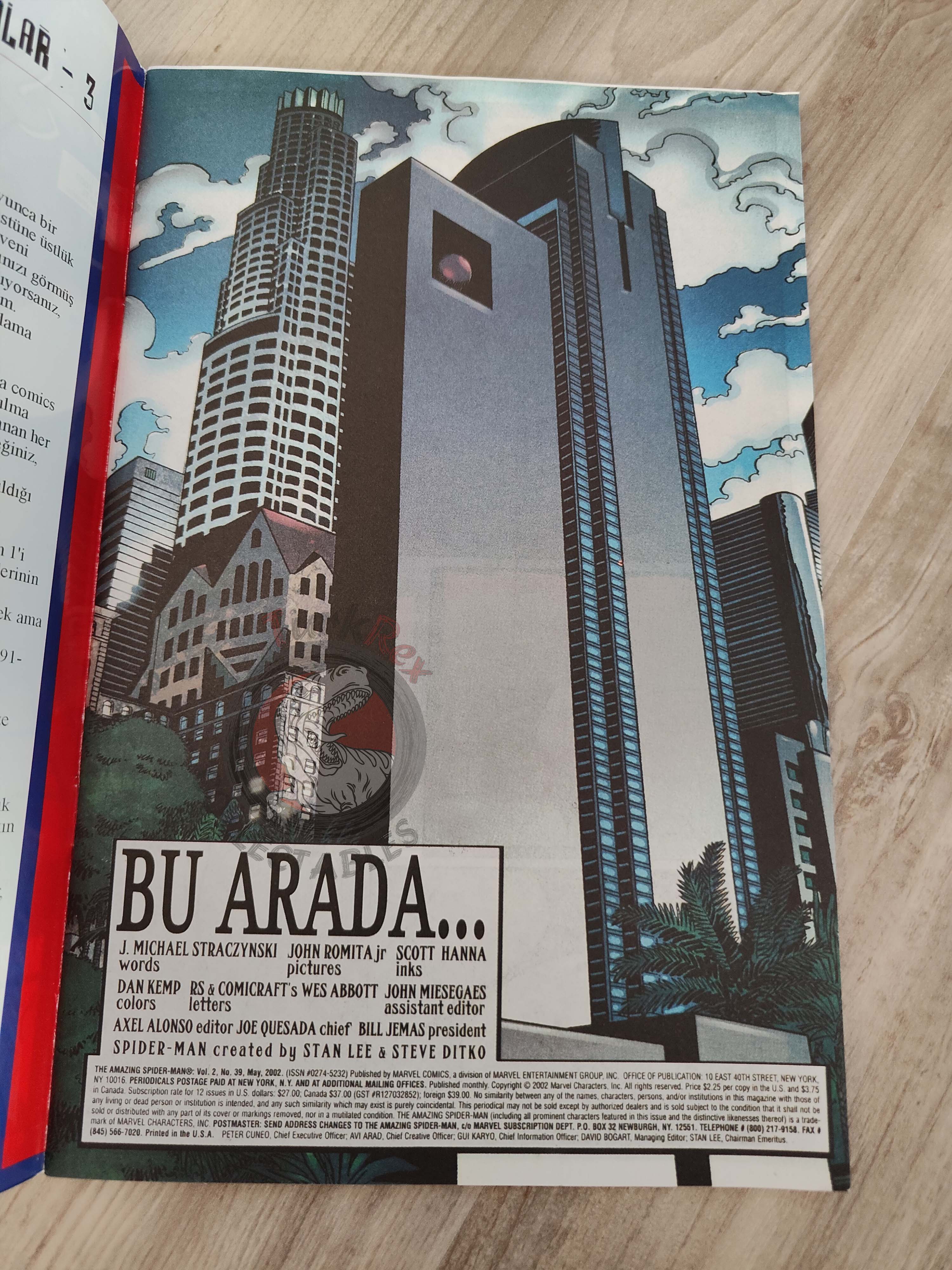 Spider-Man #10 2003 Turkish Comic Turkey The Amazing #39 Peter Parker #39