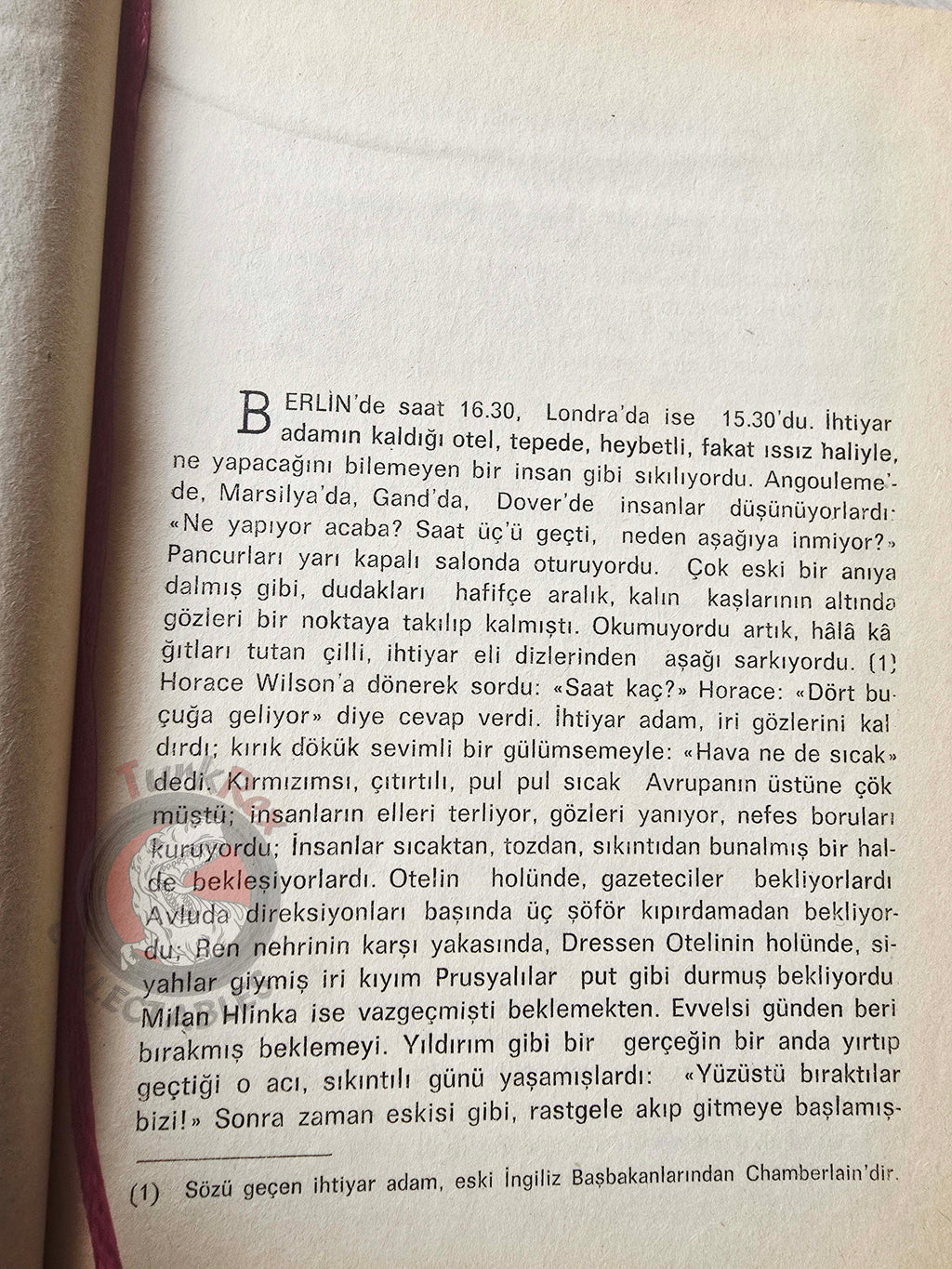 Jean-Paul Sartre – The Reprieve 1965 1st Turkish Book Turkey