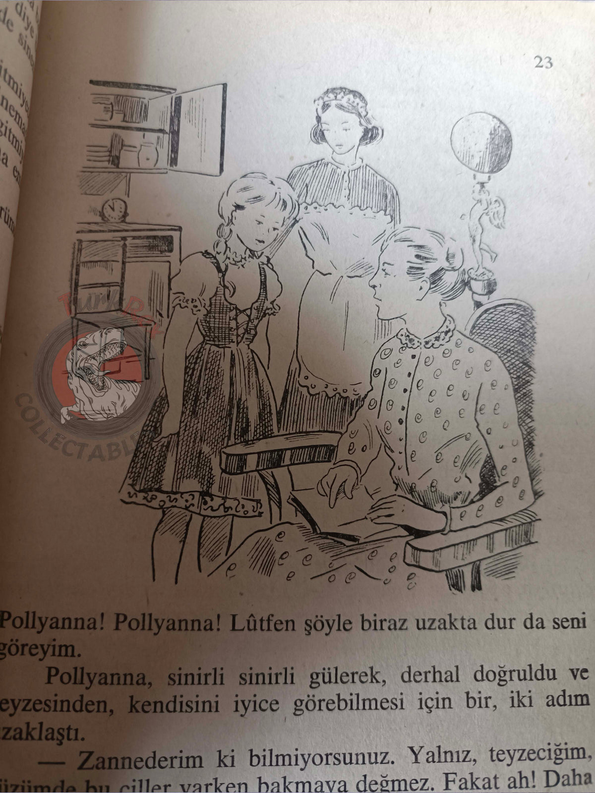 Eleanor H. Porter – Pollyanna 1967 Turkish Book Turkey Illustrated