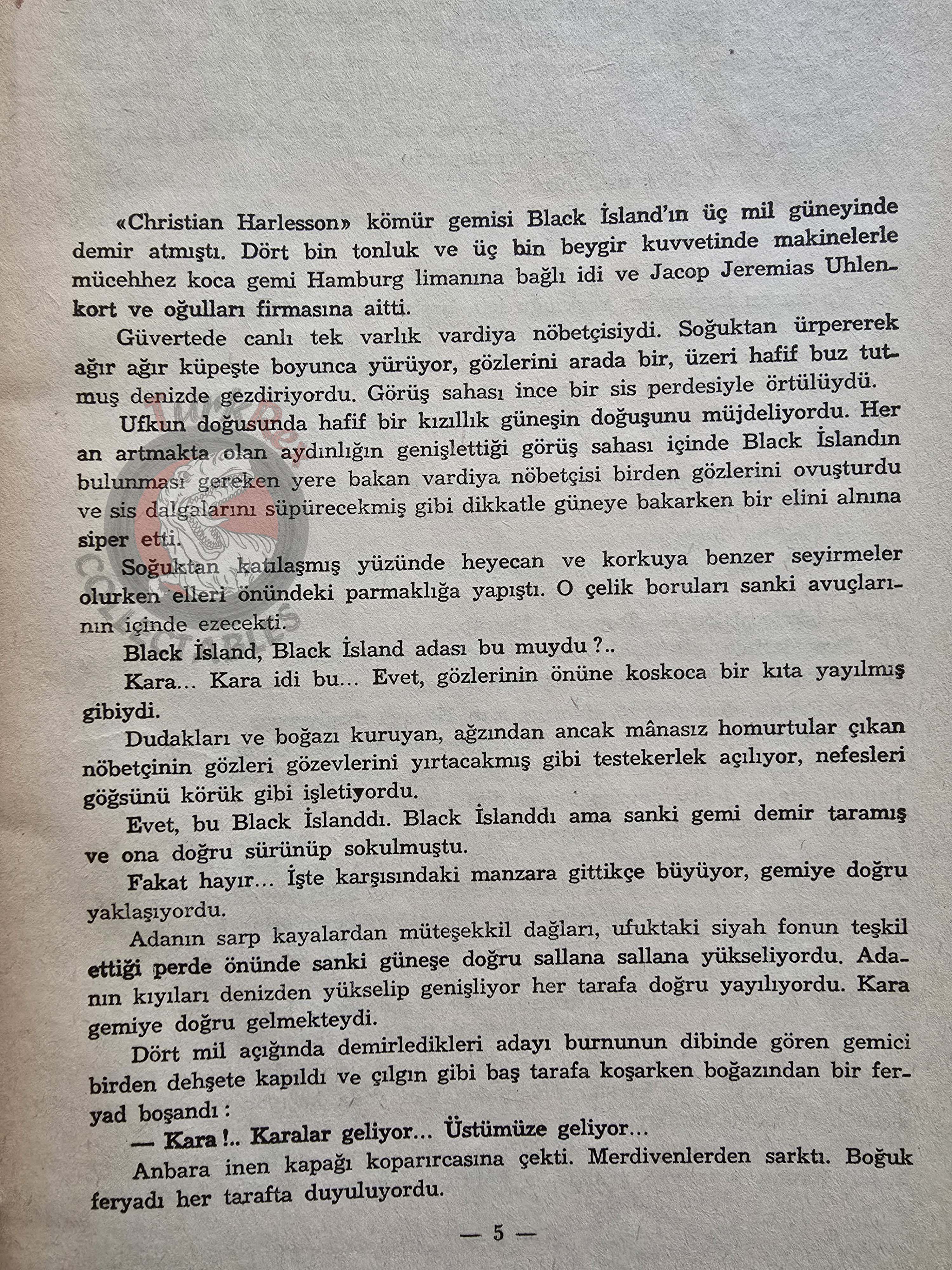 Hans Dominik – Atlantis 1955 1st Turkish Book Turkey