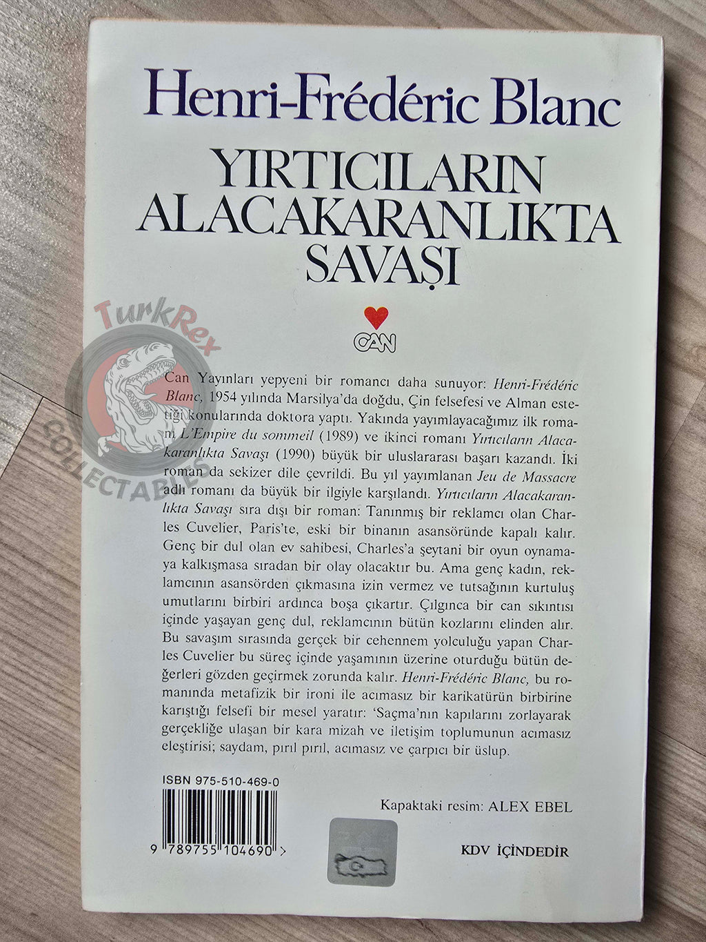 Henri Frédéric Blanc – Combat de Fauves au Crépuscule 1991 1st Turkish Book Turkey