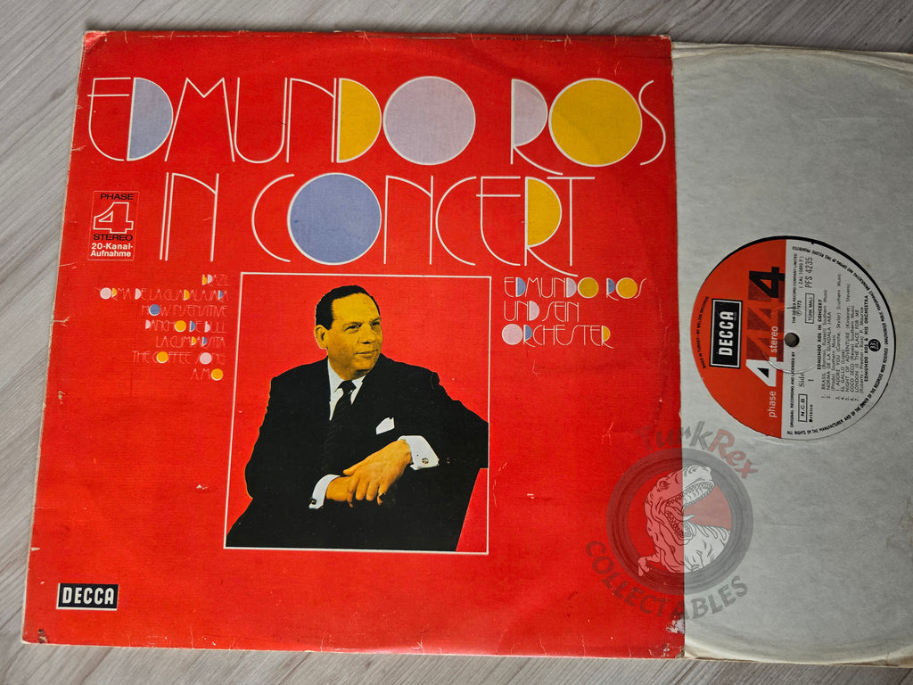 Edmundo Ros – Edmundo Ros In Concert Turkish Pressing Vinyl Turkey Edition