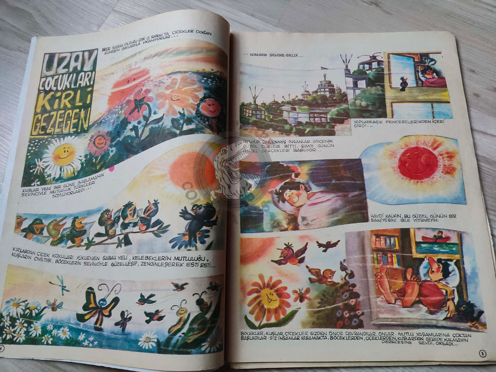 Milliyet Çocuk #41 1979 Turkish Comic Turkey Joyas Literarias Juveniles #110 Mayne Reid