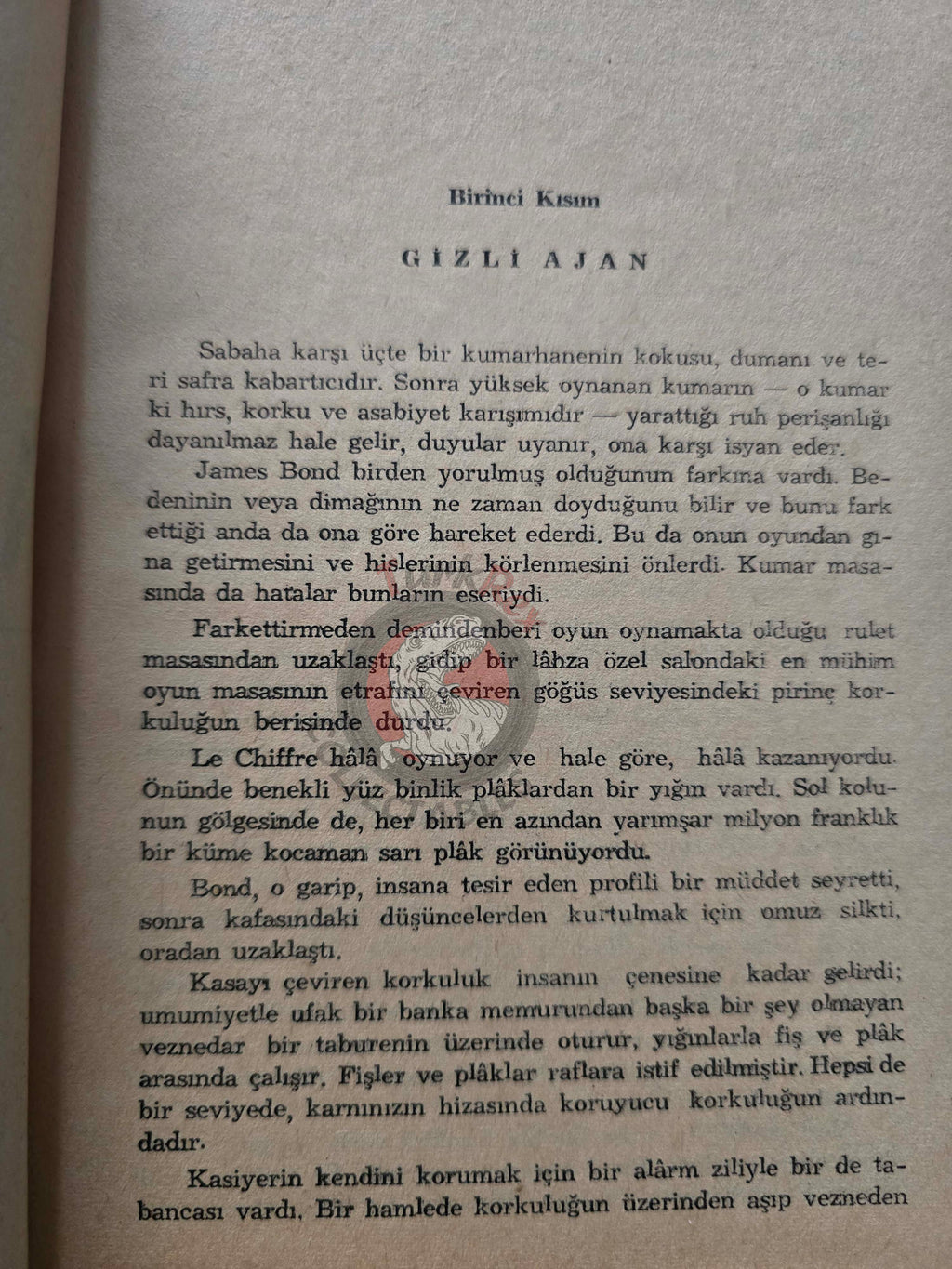 James Bond - Casino Royale 1966 1st Turkish Book Turkey Ian Fleming