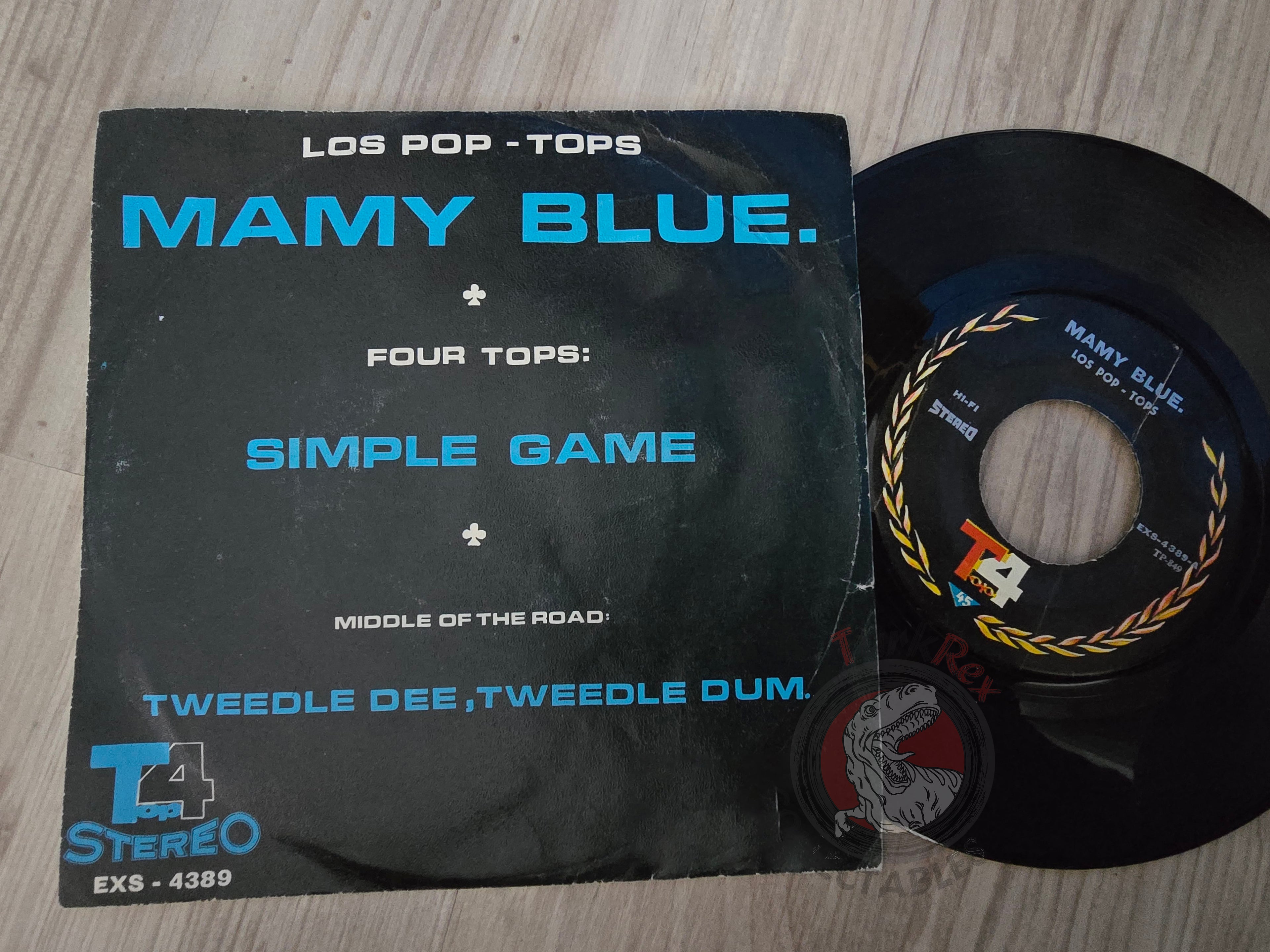 Middle Of The Road / The Pop Tops / Four Tops 7" Iran Pressing Vinyl Iranian Edition