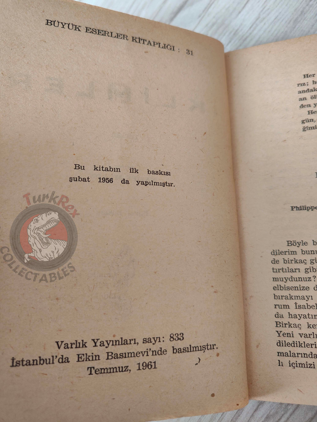 André Maurois – Climates 1961 Turkish Book Turkey