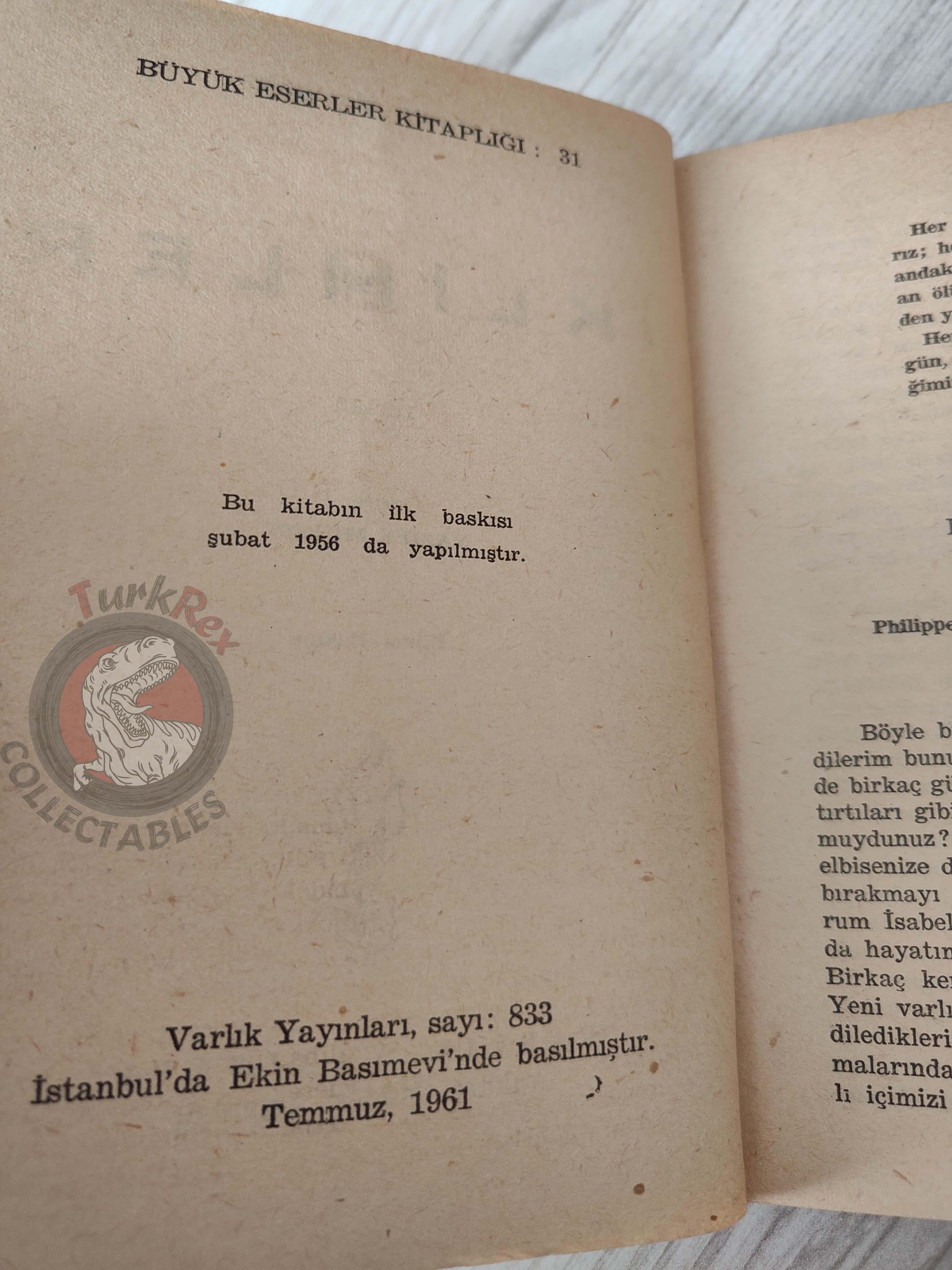 André Maurois – Climates 1961 Turkish Book Turkey