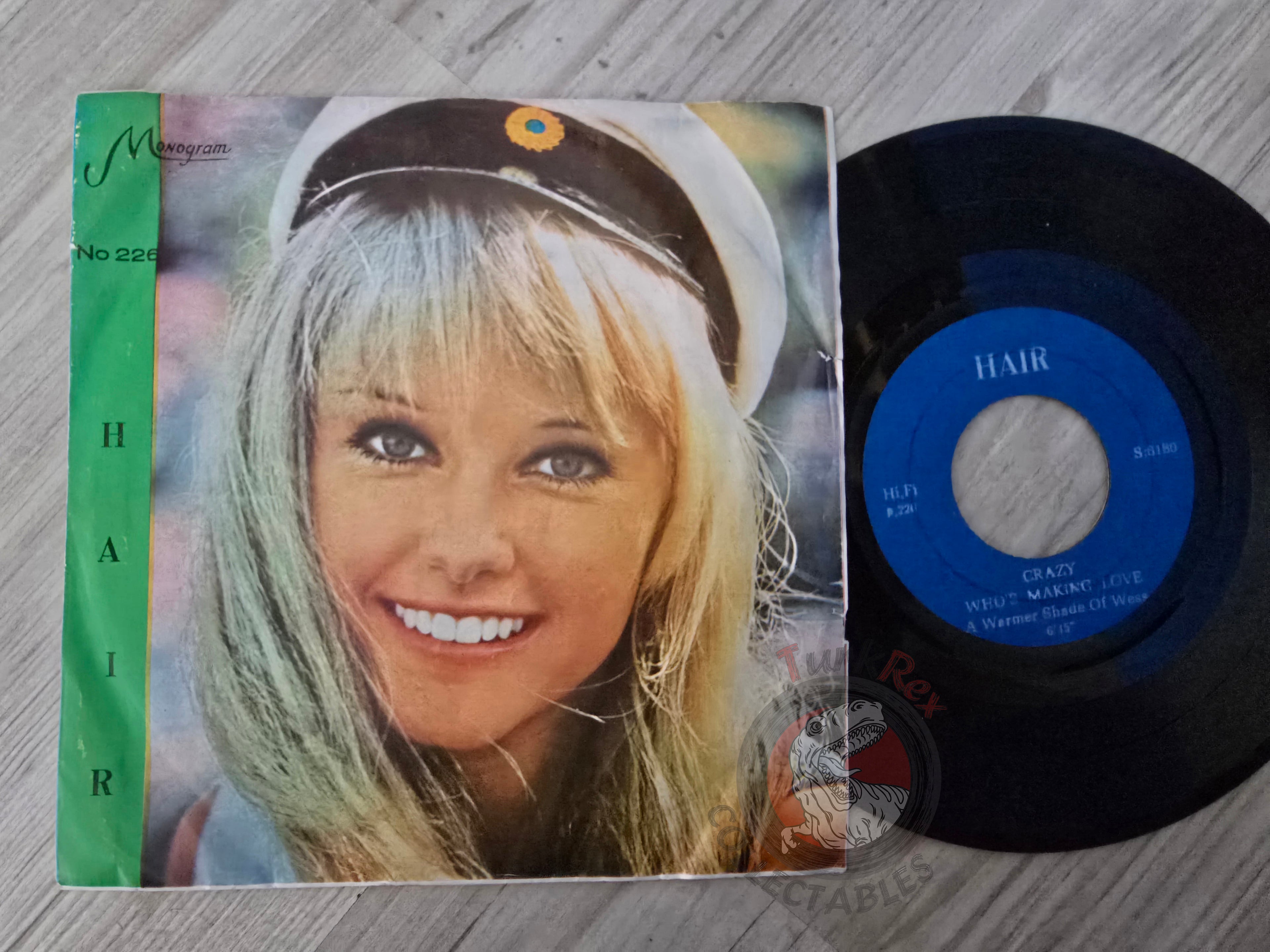 Galt MacDermot / Wess & The Airedales – Hair 7" Iran Pressing Vinyl Iranian Edition