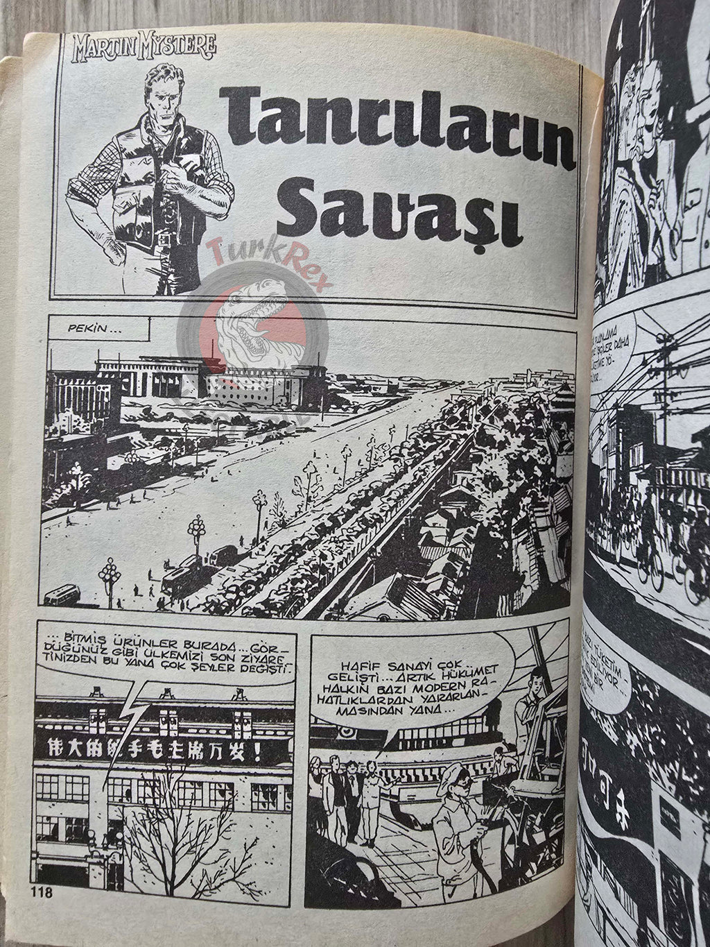 Martin Mystère #28 Intrigo a Pechino 80s Turkish Comic Turkey #71 #73