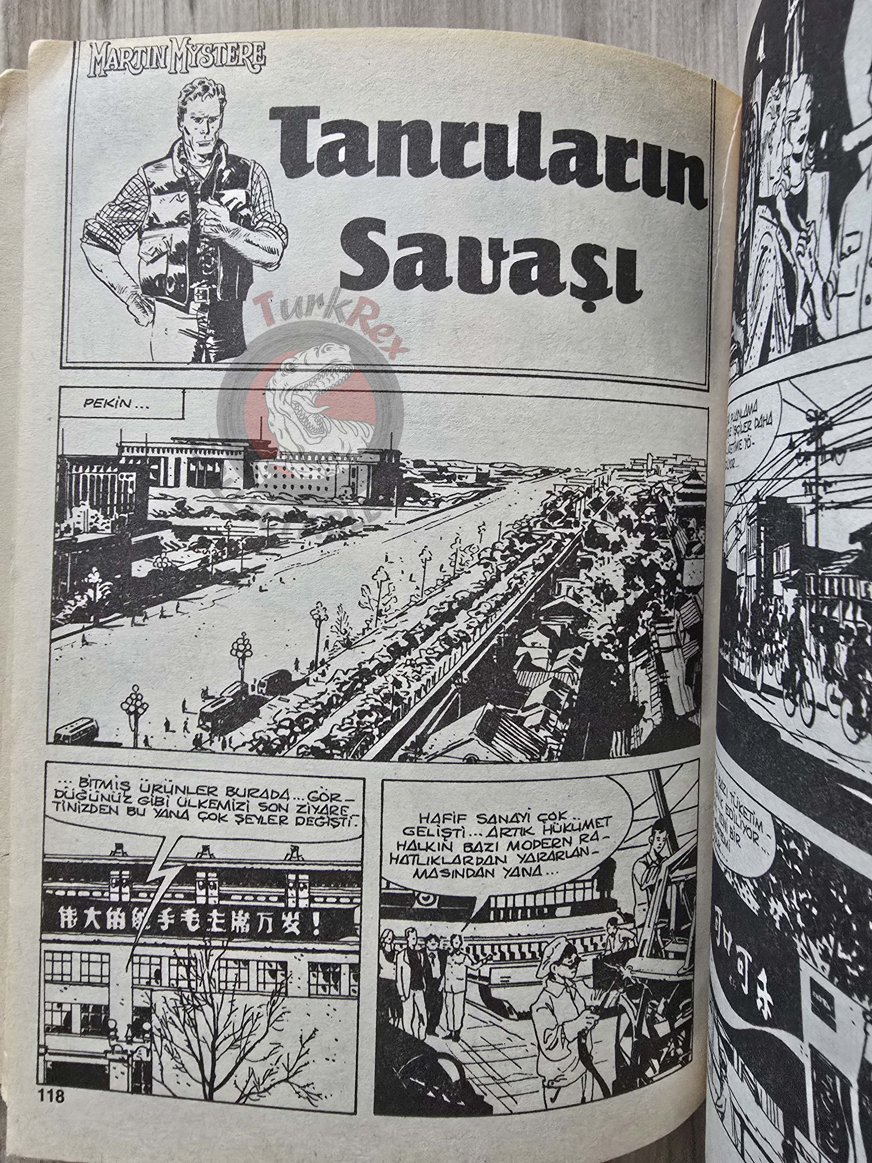 Martin Mystère #28 Intrigo a Pechino 80s Turkish Comic Turkey #71 #73
