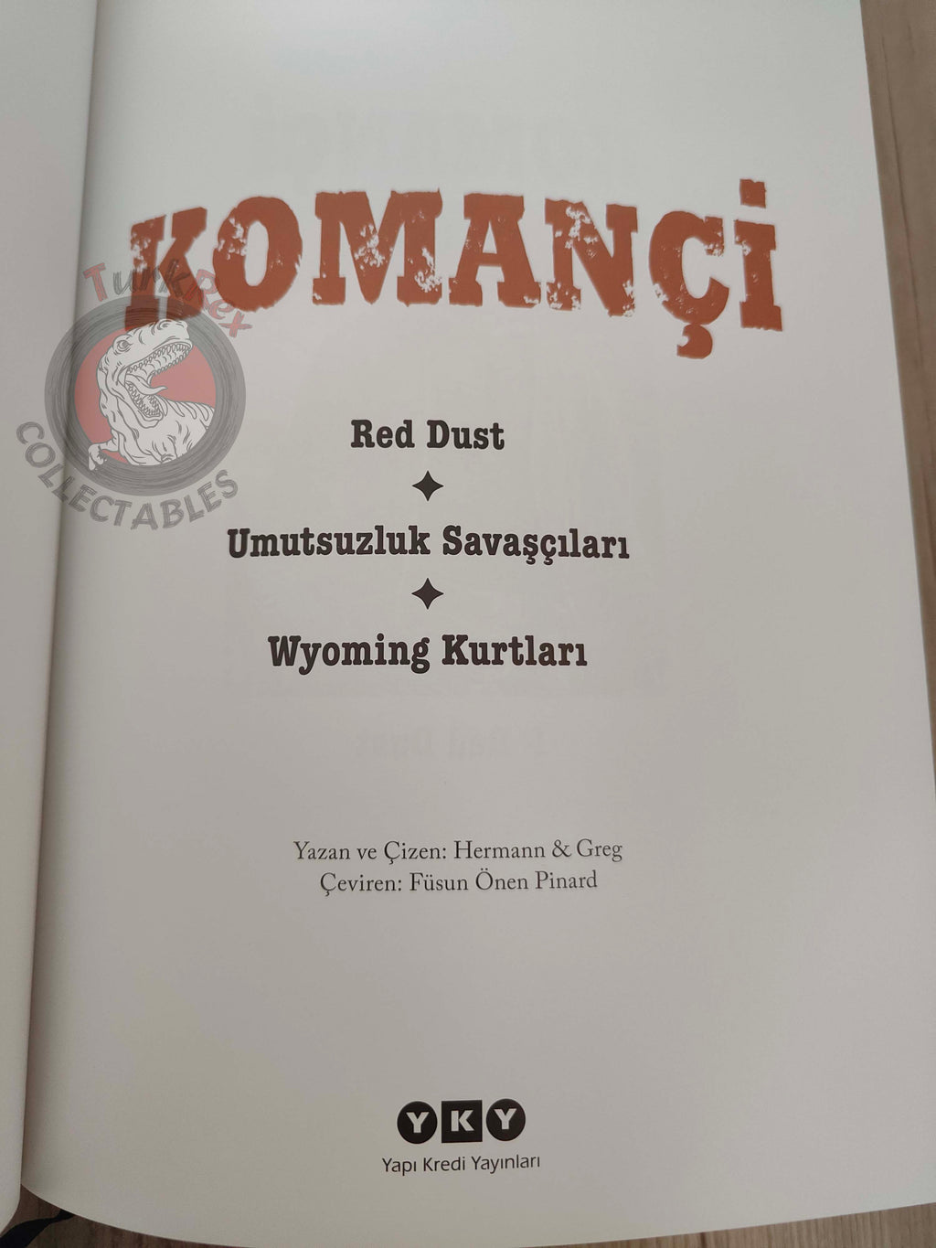 Comanche Vol #1 Issue #1–3 HC Turkish Comic Turkey Hermann & Greg Red Dust