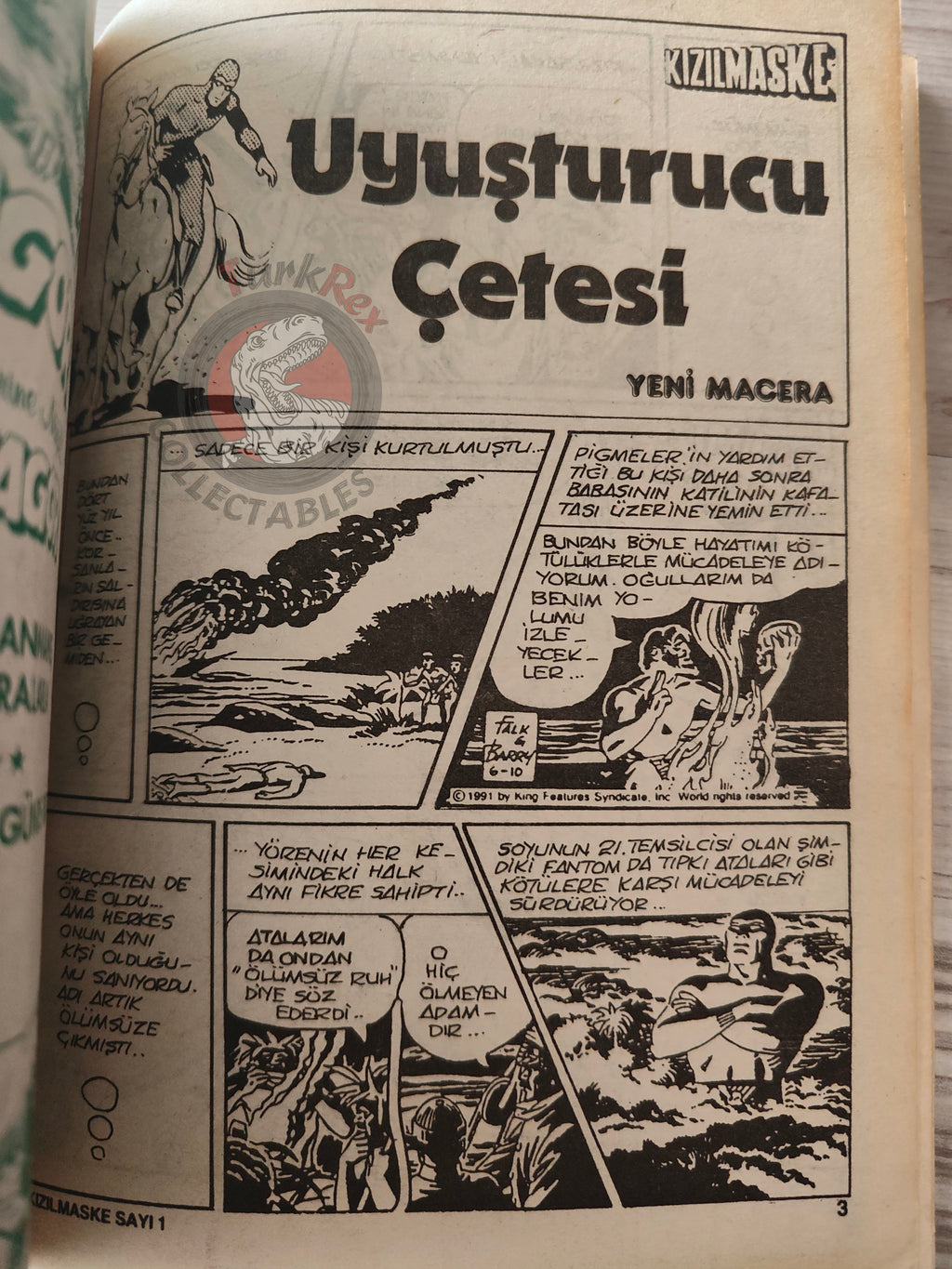 The Phantom #1 1993 The Jungle Patrol Turkish Edition Comic Turkey