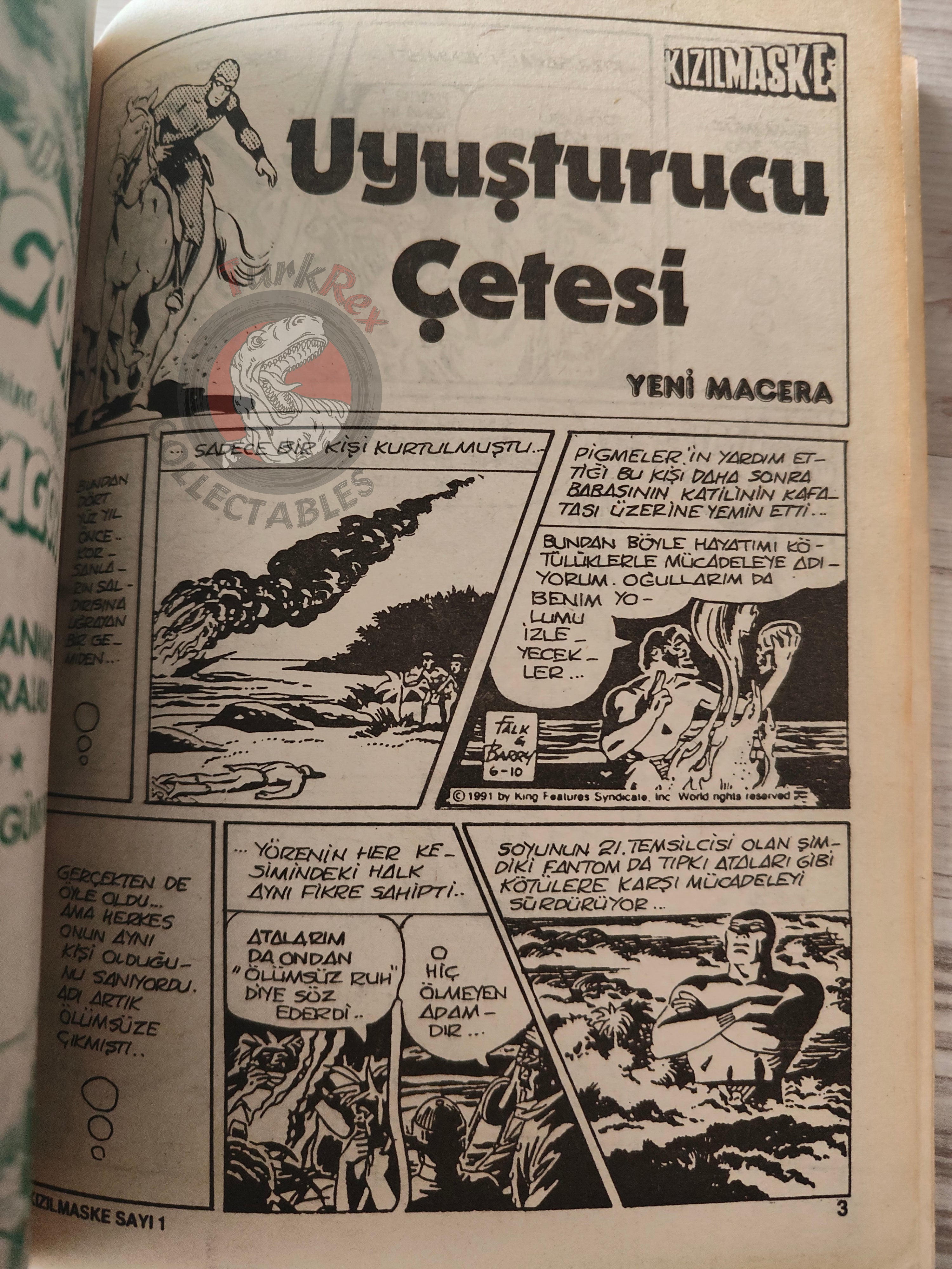 The Phantom #1 1993 The Jungle Patrol Turkish Edition Comic Turkey