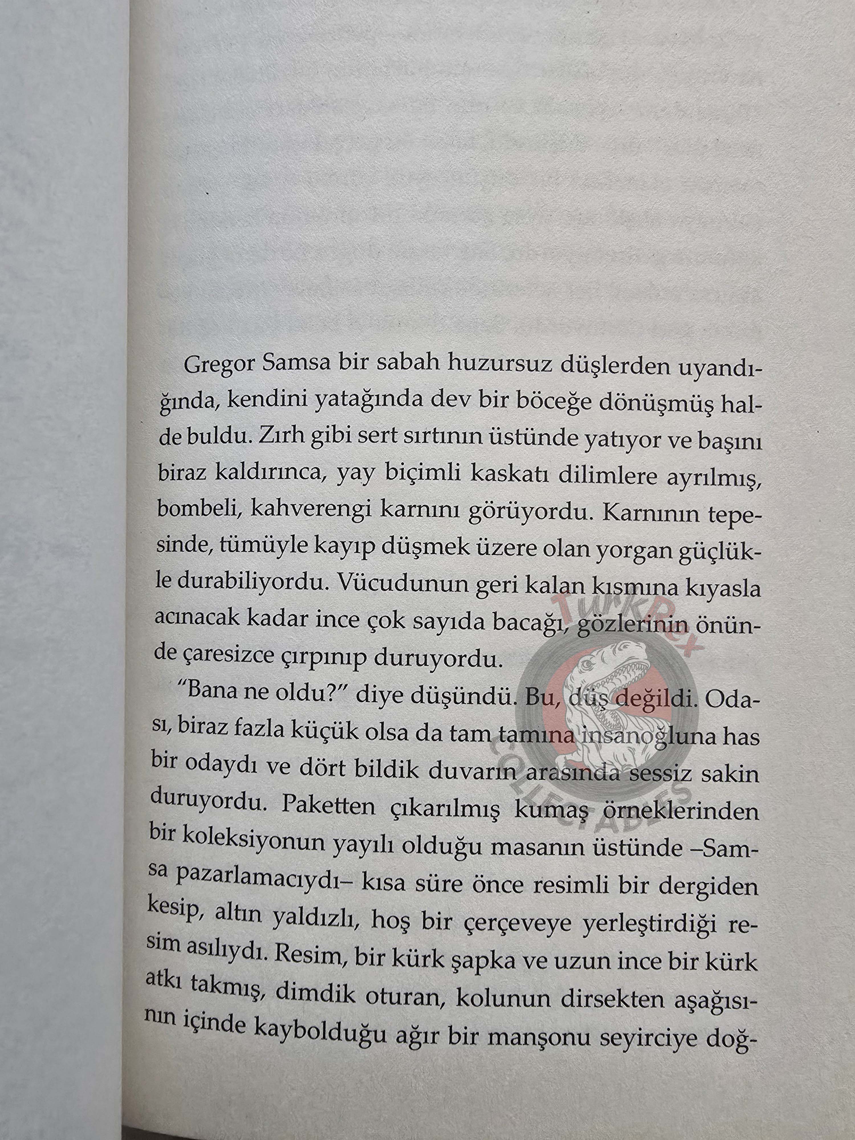 Franz Kafka – The Metamorphosis Turkish Book Turkey