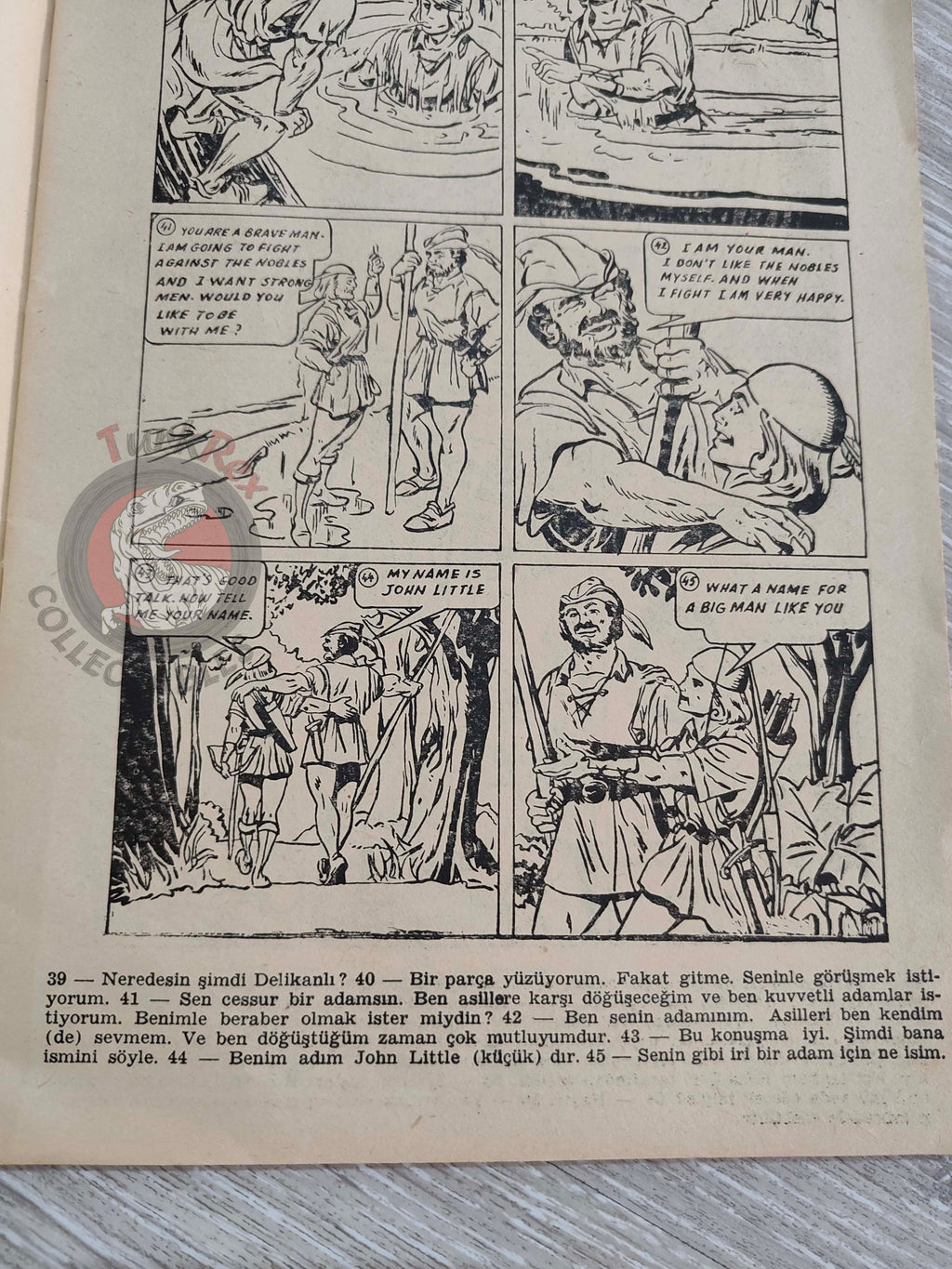 Robin Hood 1960s Turkish Comic Turkey Classics Illustrated