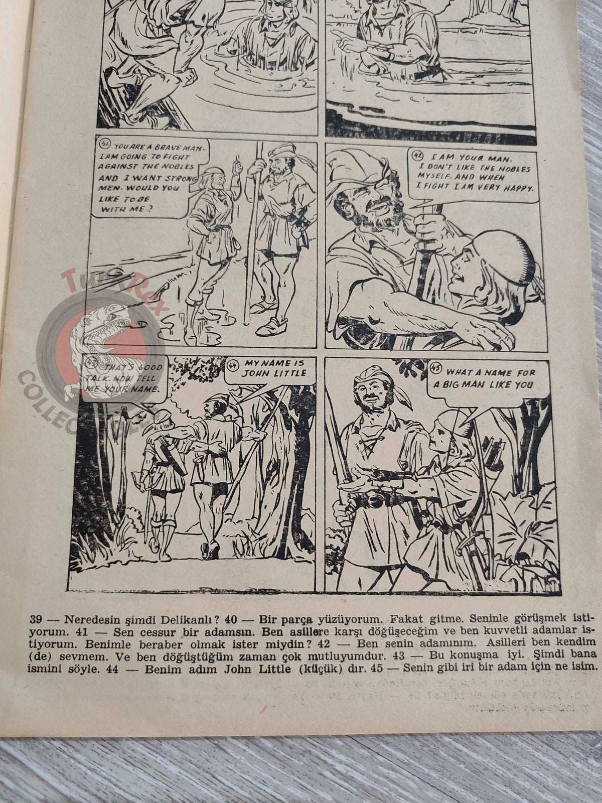 Robin Hood 1960s Turkish Comic Turkey Classics Illustrated