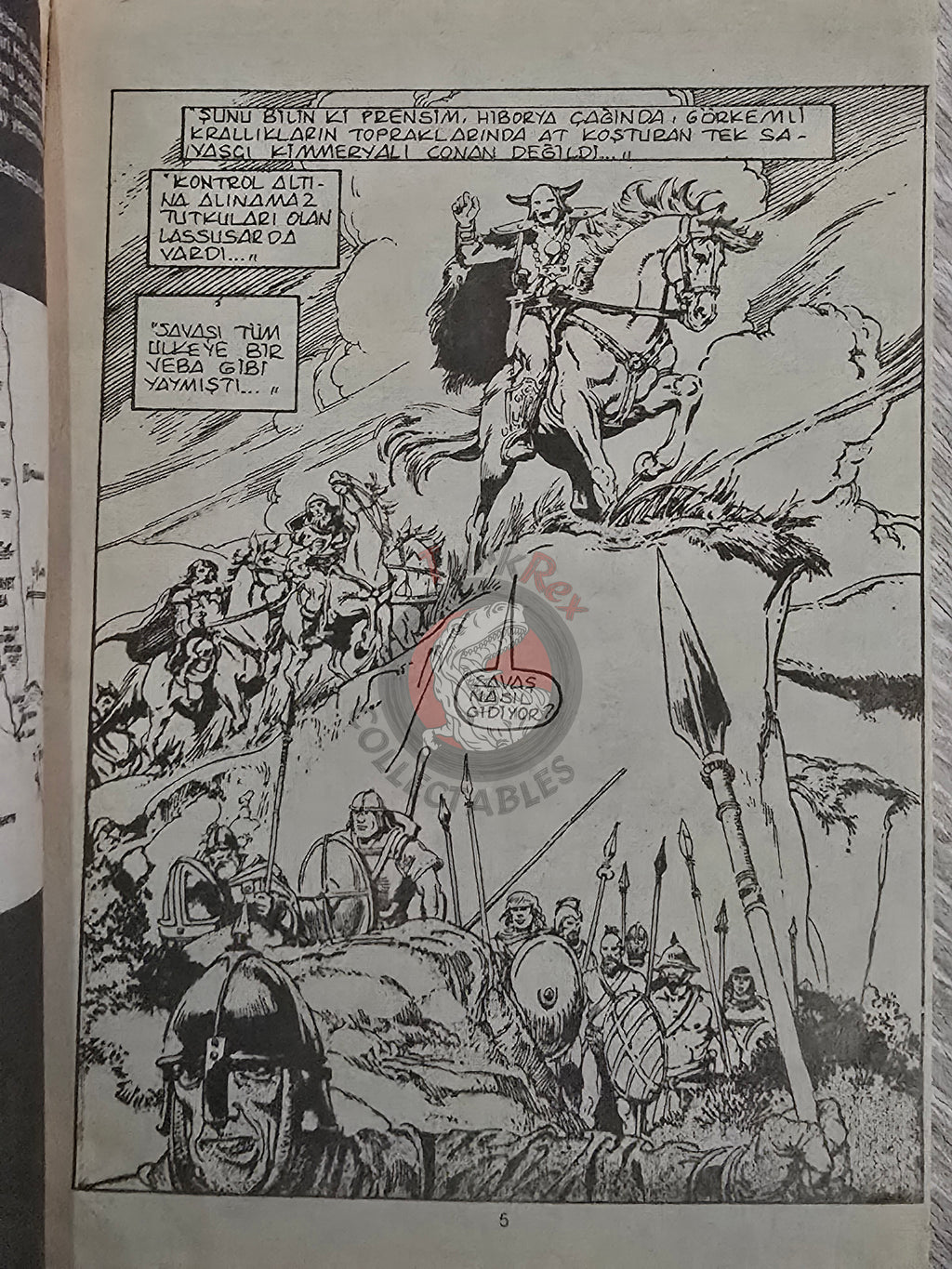 Red Sonja Summer Special Issue 1987 Turkish Comic Turkey Cover #2 - Indiana Jones #15 #16
