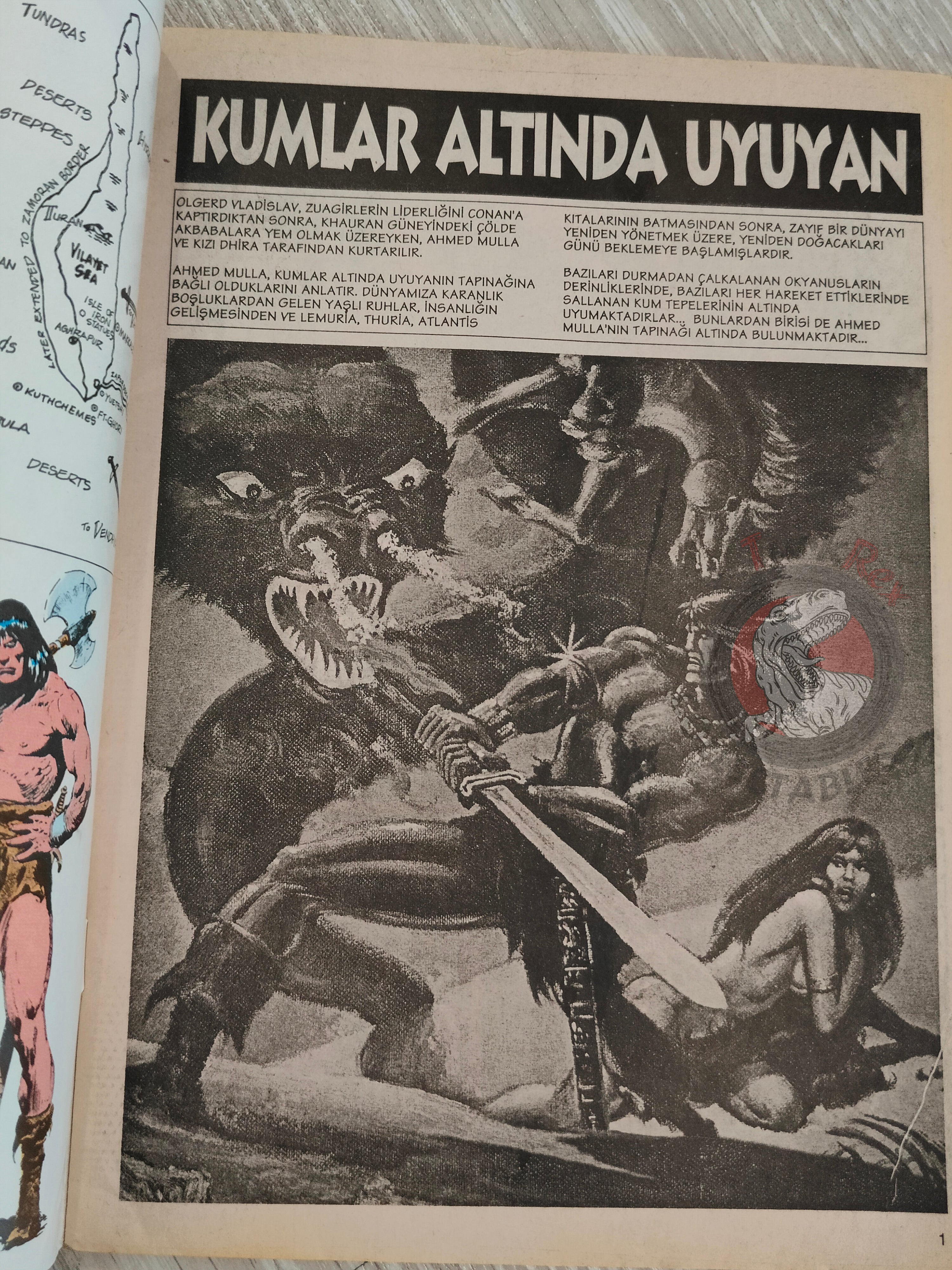 Conan #5 The Savage Sword of Conan #7 Turkish Comic Turkey