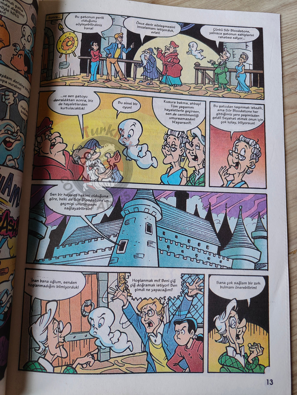 Casper the Friendly Ghost – Issue #4 1996 Turkish Comic Turkey