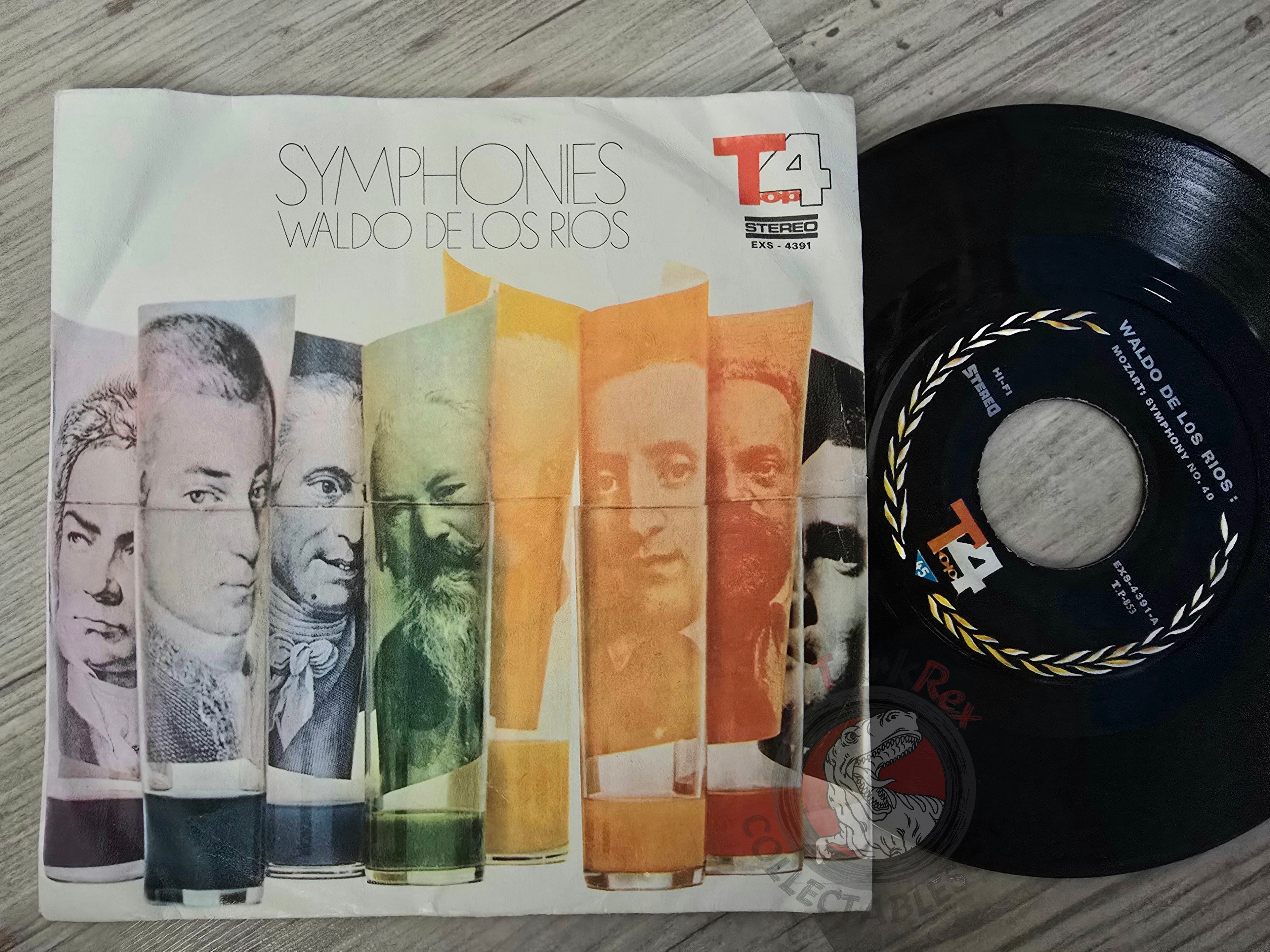 Waldo De Los Rios – Symphonies 7" Iran Pressing Vinyl Iranian Edition
