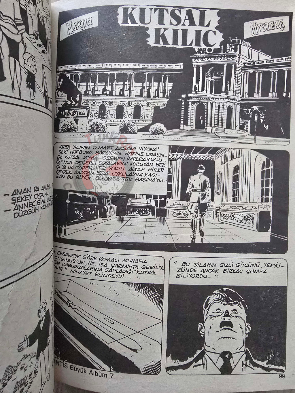 Martin Mystère #7 Un Vampiro a New York 80s Turkish Comic Turkey #13 #15