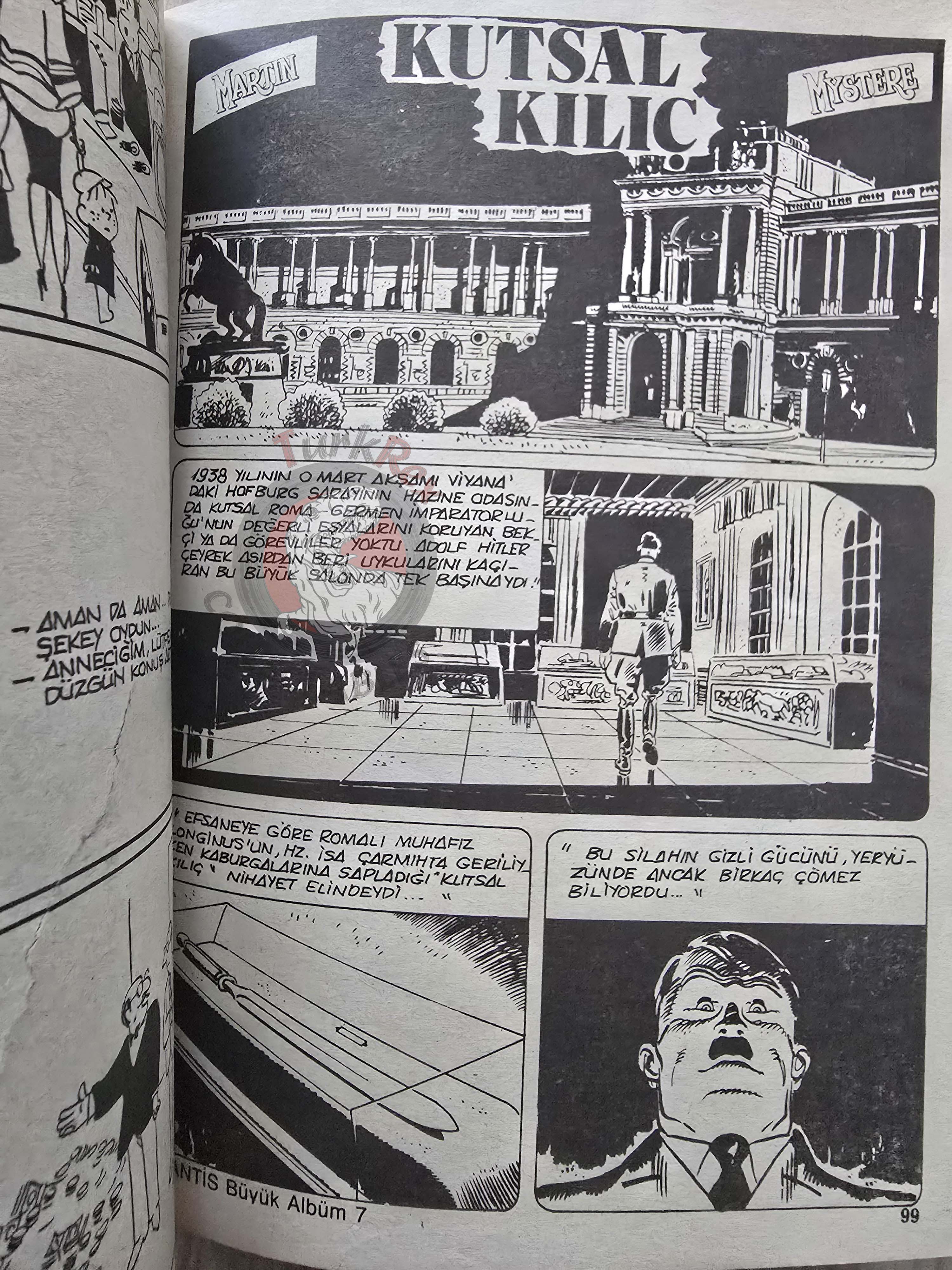 Martin Mystère #7 Un Vampiro a New York 80s Turkish Comic Turkey #13 #15