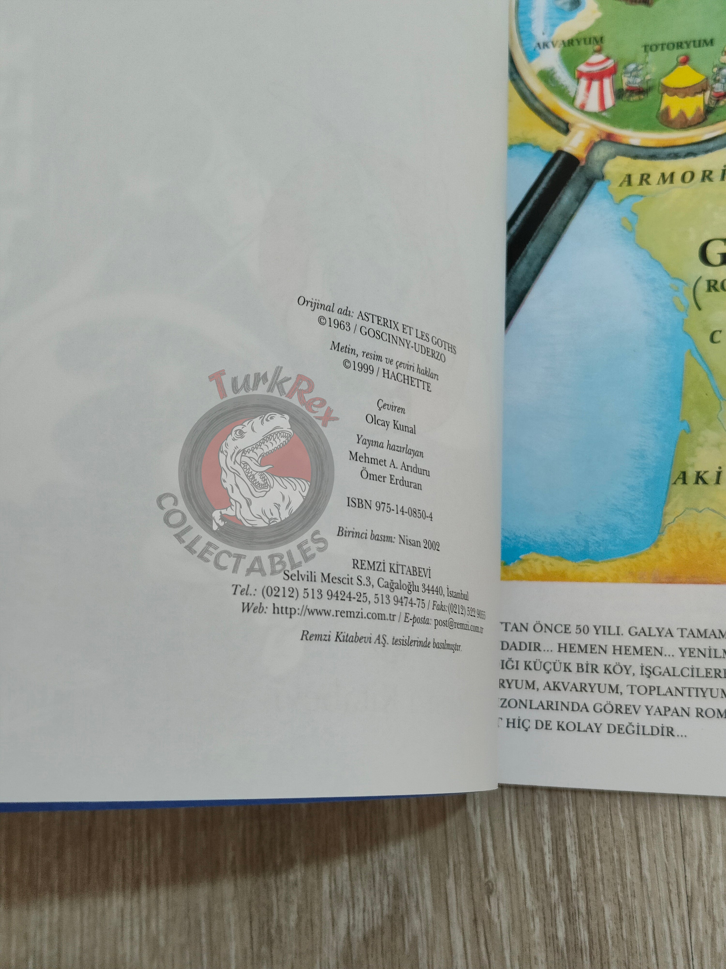 Asterix – Asterix and the Goths 2002 1st Edition Turkish Edition Comic Turkey