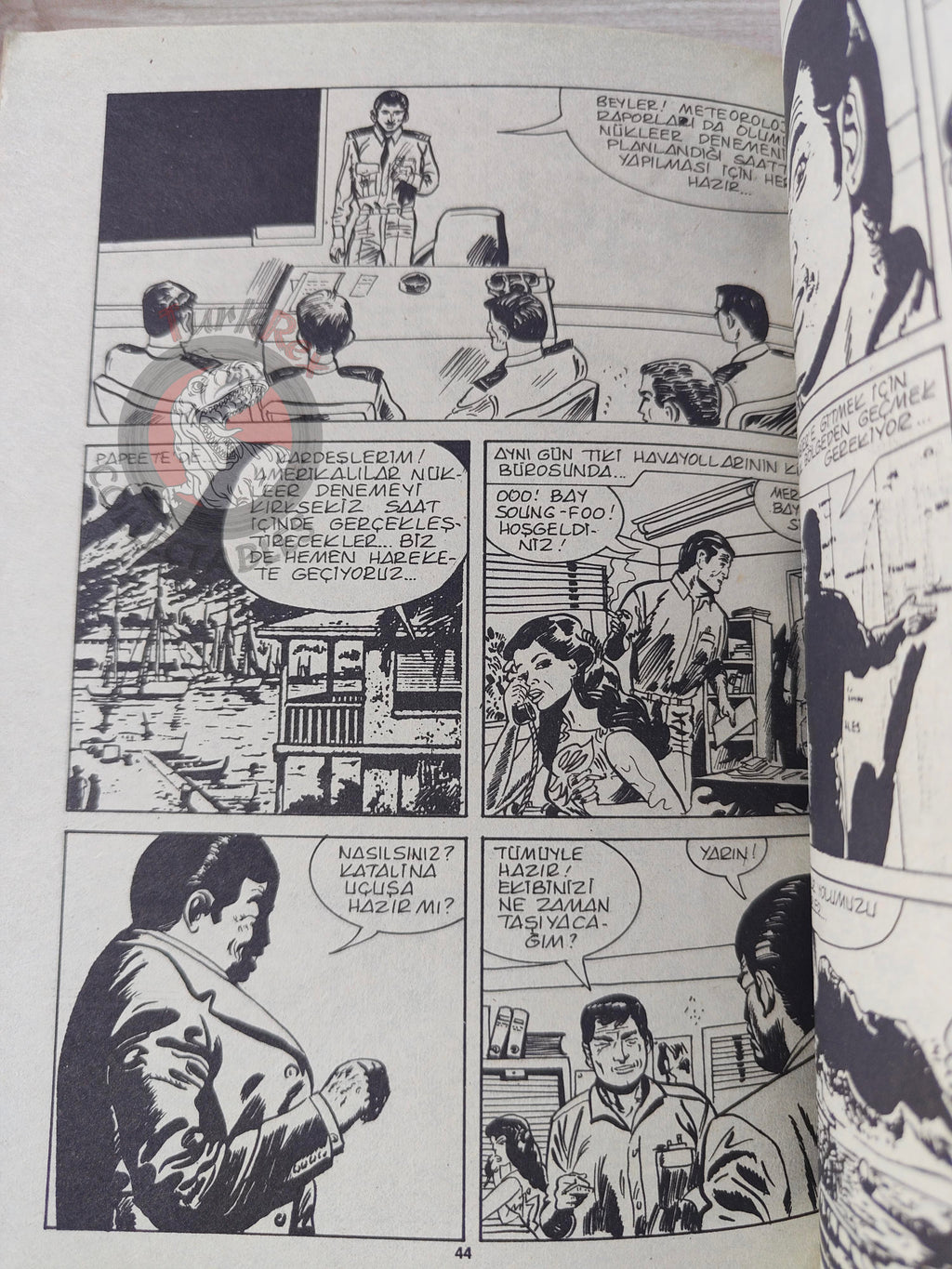 Top Gun #4 1987 Tom Cruise Turkish Comic Turkey Strike Commando