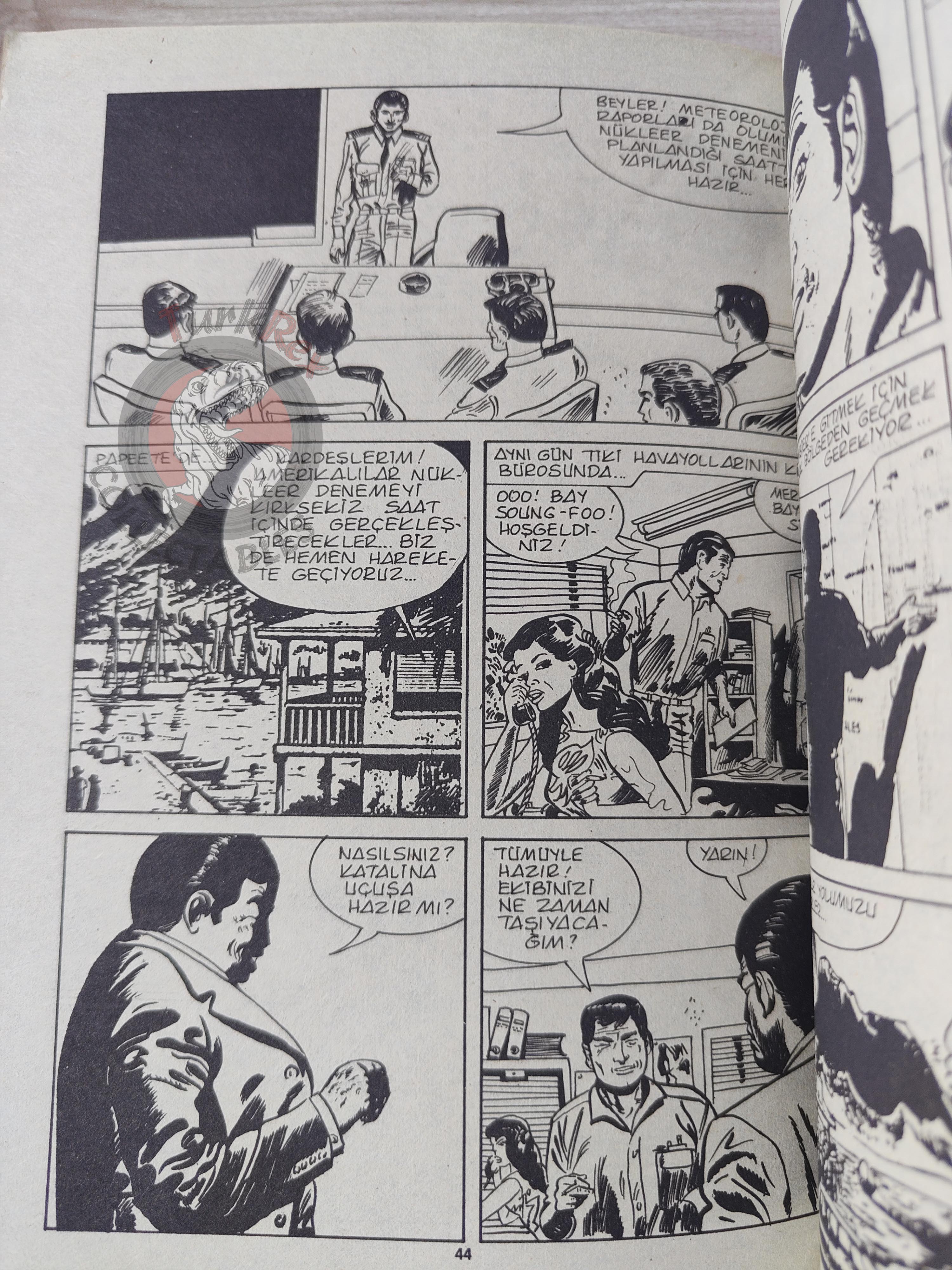 Top Gun #4 1987 Tom Cruise Turkish Comic Turkey Strike Commando