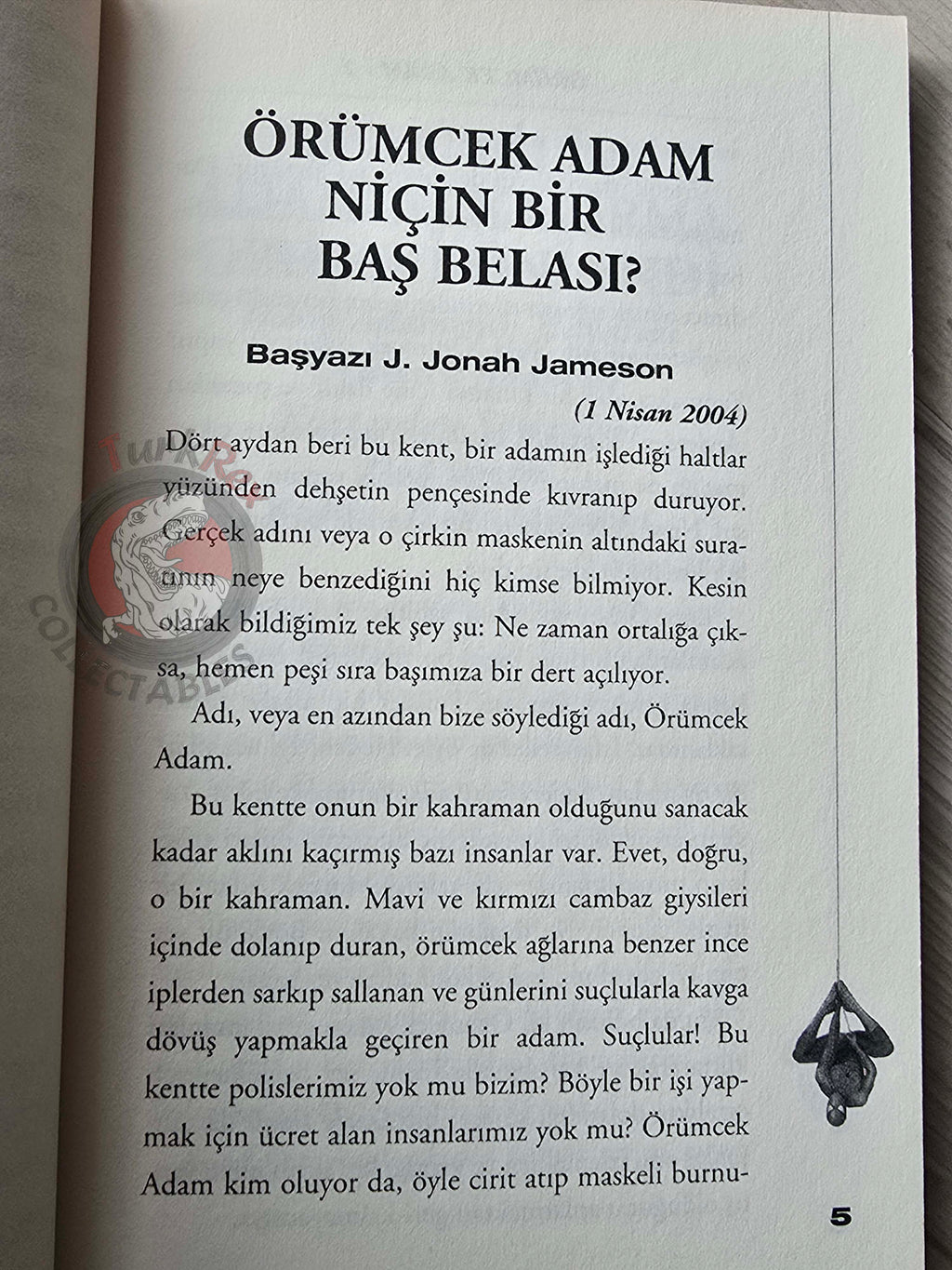 Spider-Man 2: The Movie Daily Bugle Stories 2004 1st Turkish Book Turkey