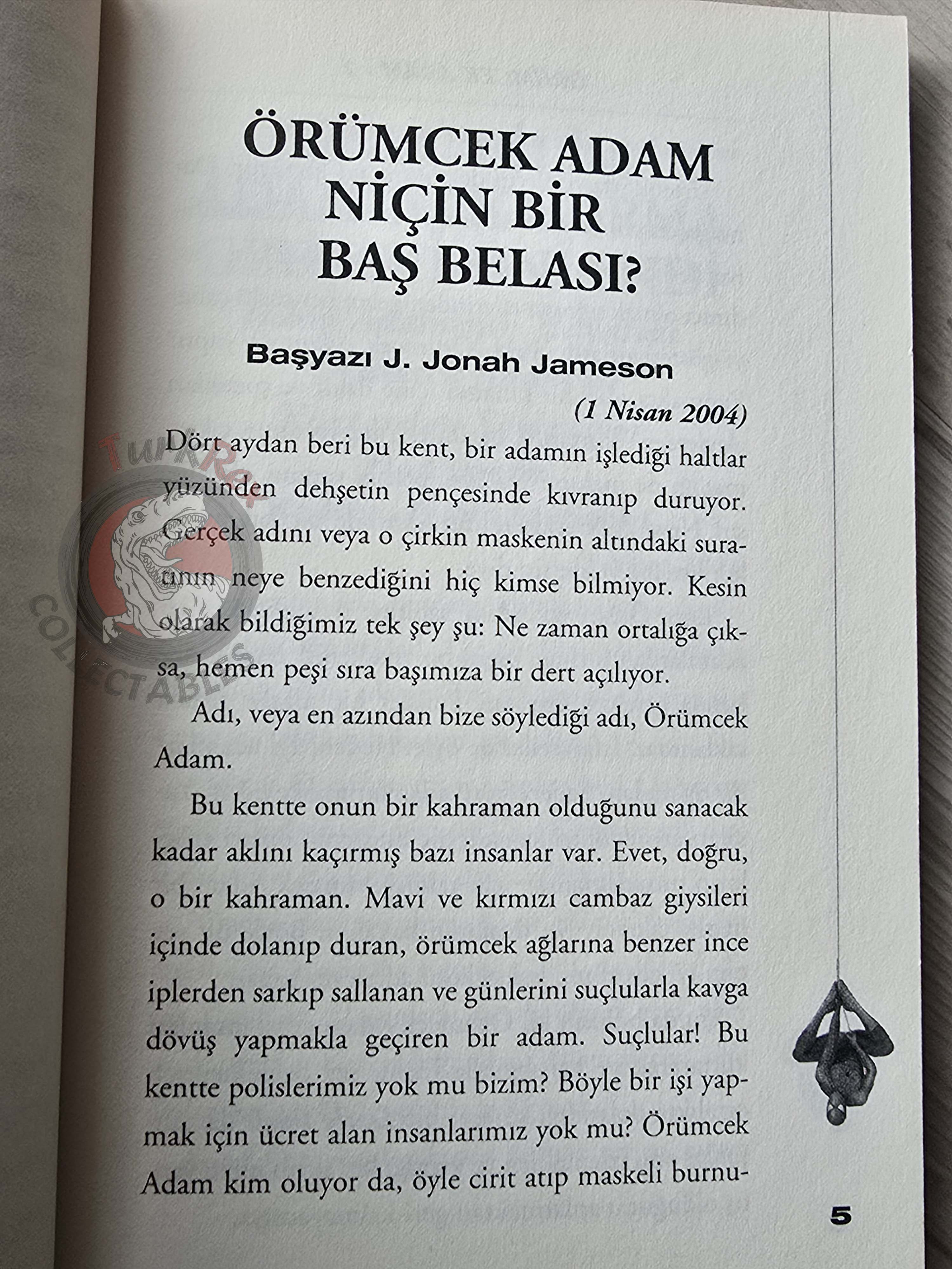 Spider-Man 2: The Movie Daily Bugle Stories 2004 1st Turkish Book Turkey