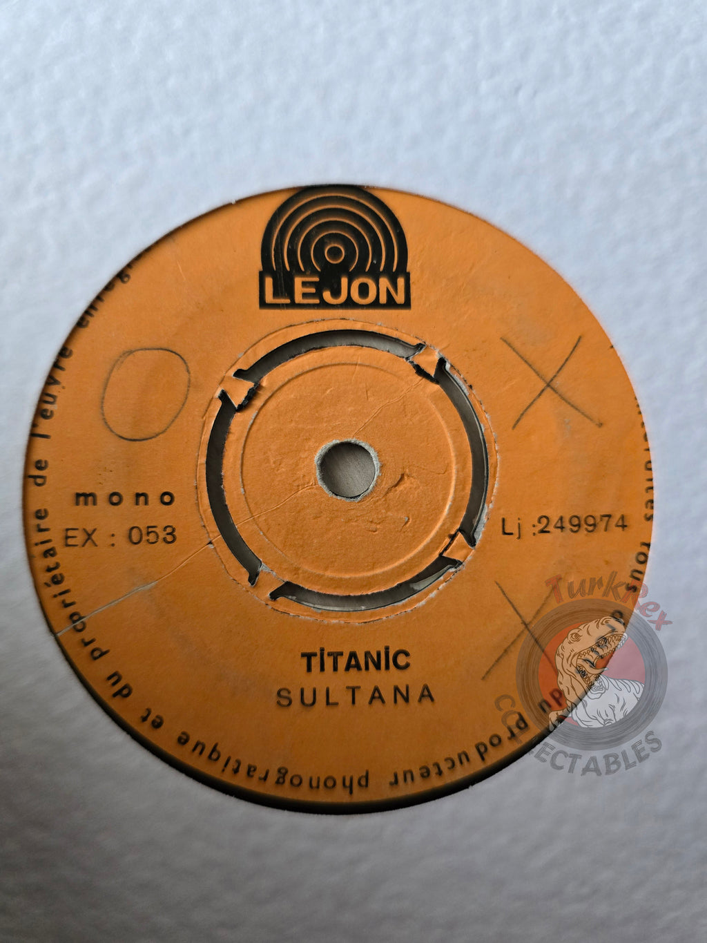 Titanic – Sing Fool Sing / Sultana  7" Lebanon Pressing Vinyl Edition