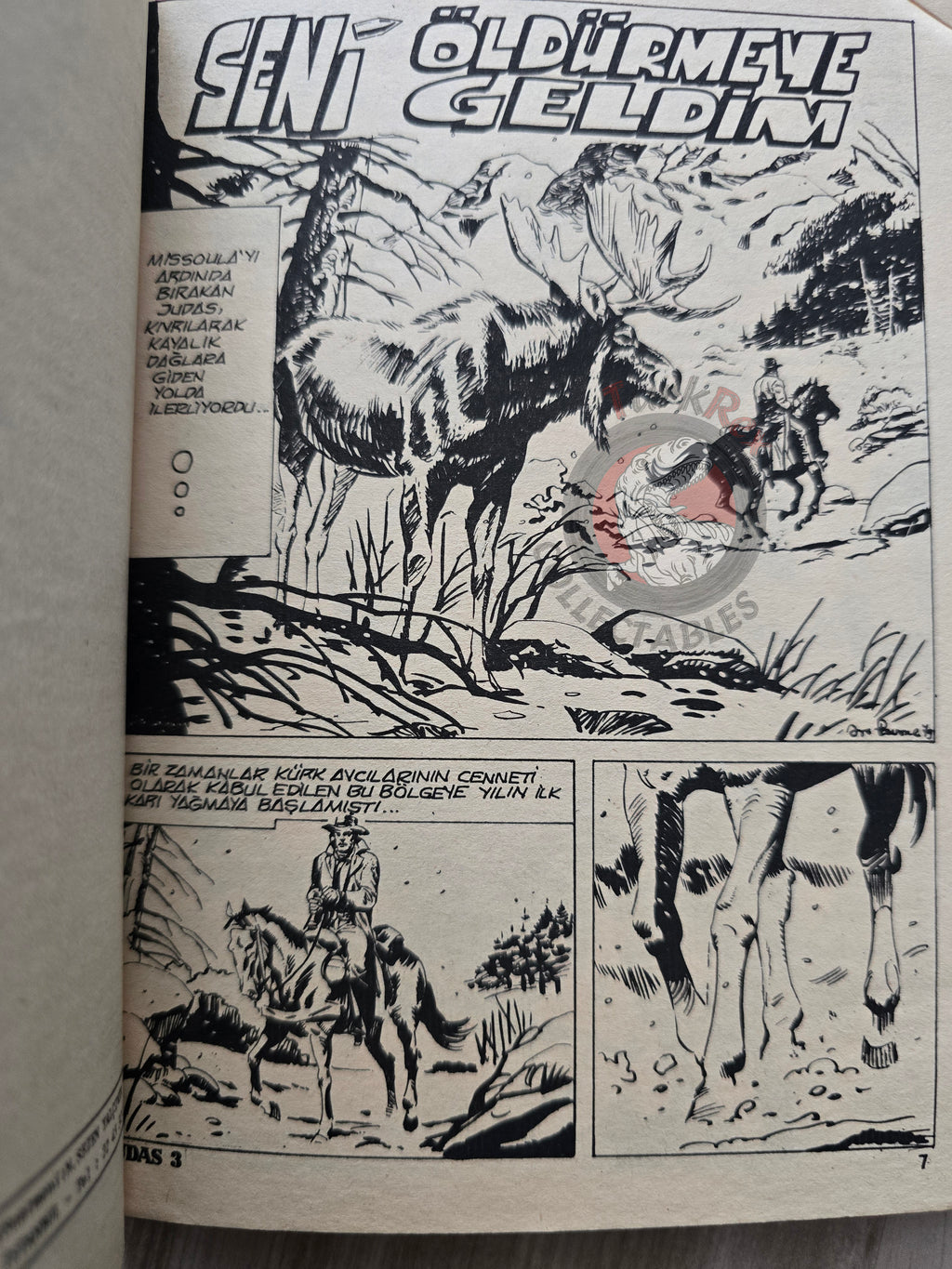 Judas #3 Turkish Edition Comic Turkey Cougar il fuorilegge #10