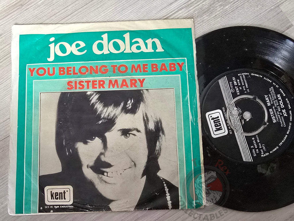 Joe Dolan – You Belong To Me Baby 7" Turkish Pressing Vinyl Turkey Edition