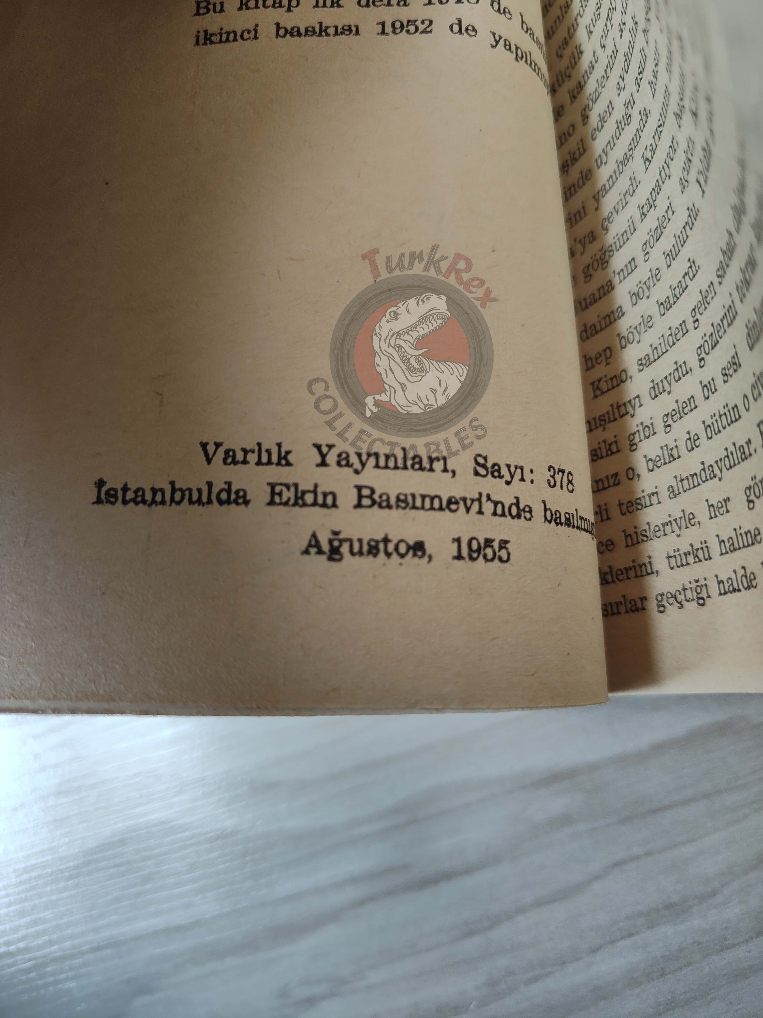John Steinbeck – The Pearl 1955 Turkish Book Turkey