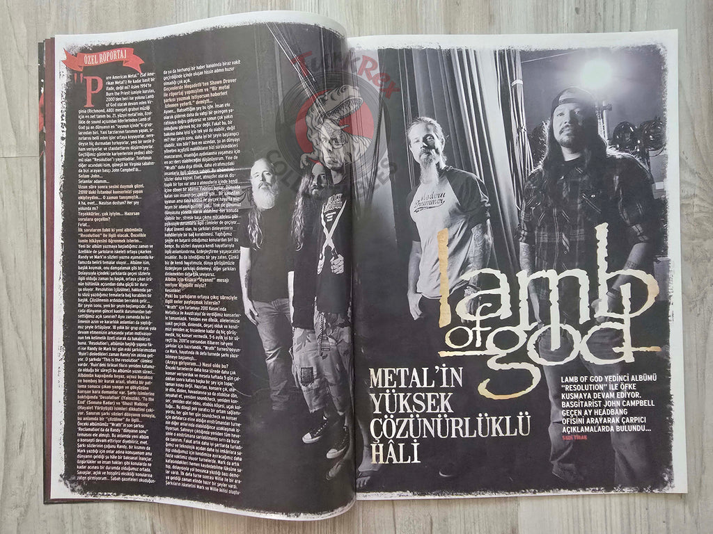 Headbang 2012 Opeth Turkish Mag Turkey Van Halen Lamb of God Lacuna Coil