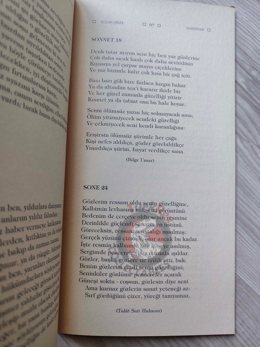 William Shakespeare – Selected Poems 2016 Turkish Book Turkey