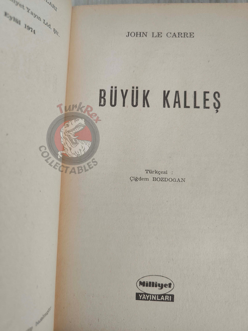 John le Carré – A Murder of Quality 1974 1st Turkish Book Turkey