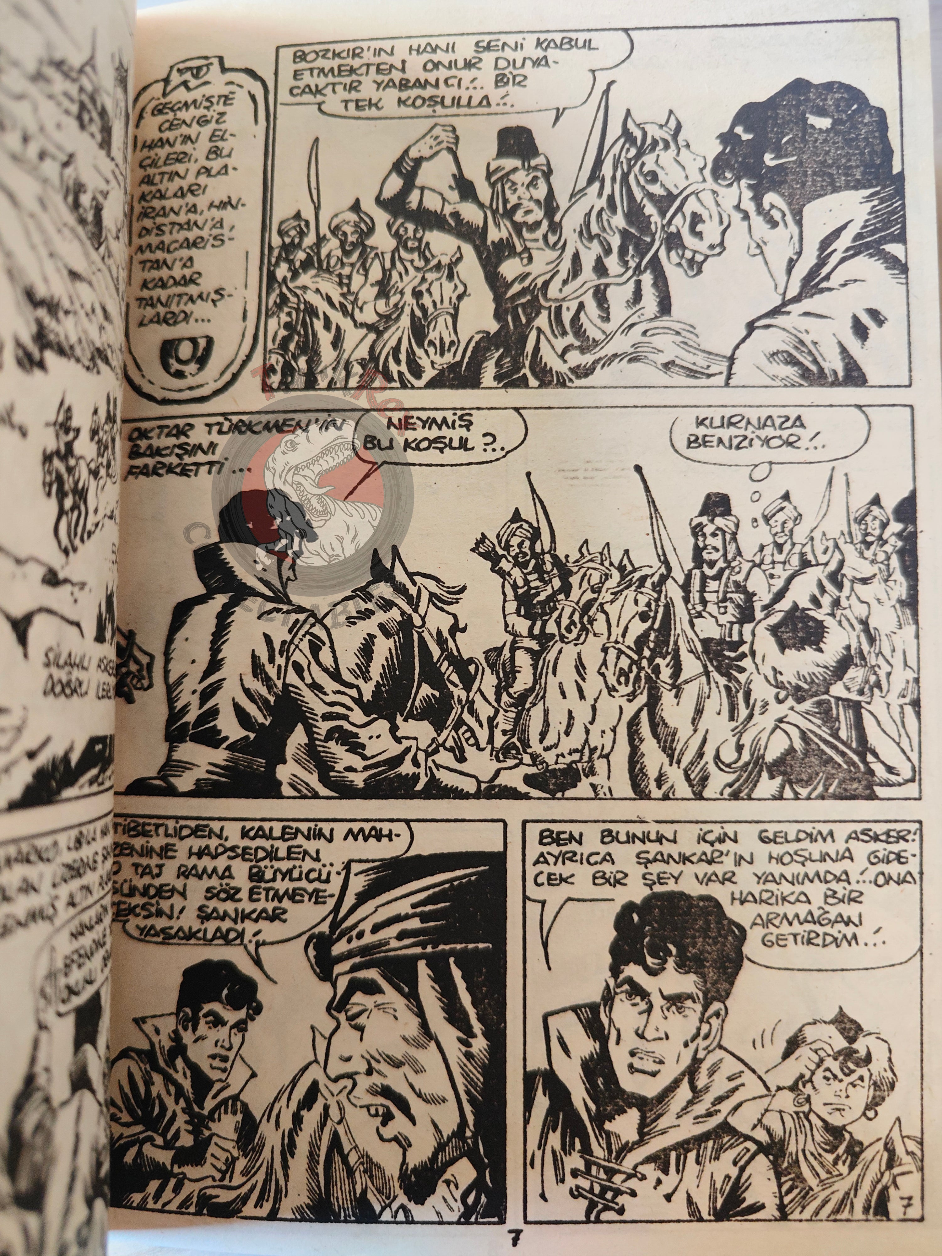 Oktar #3 1981 Turkish Comic Turkey Marco Polo Mon Journal