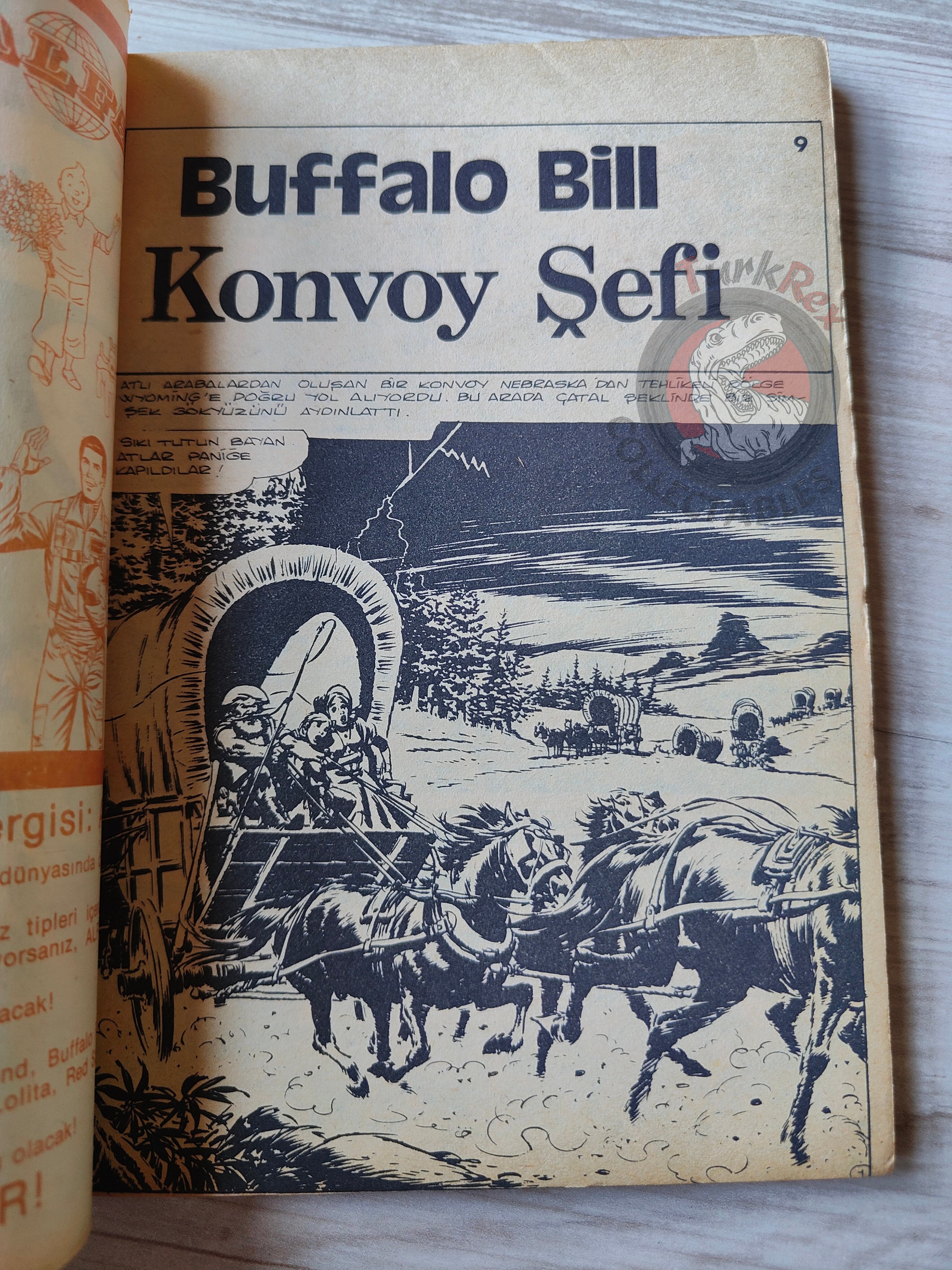 Buffalo Bill  –  Volume  #5 1981 Turkish Comic Turkey Geronimo Zorro